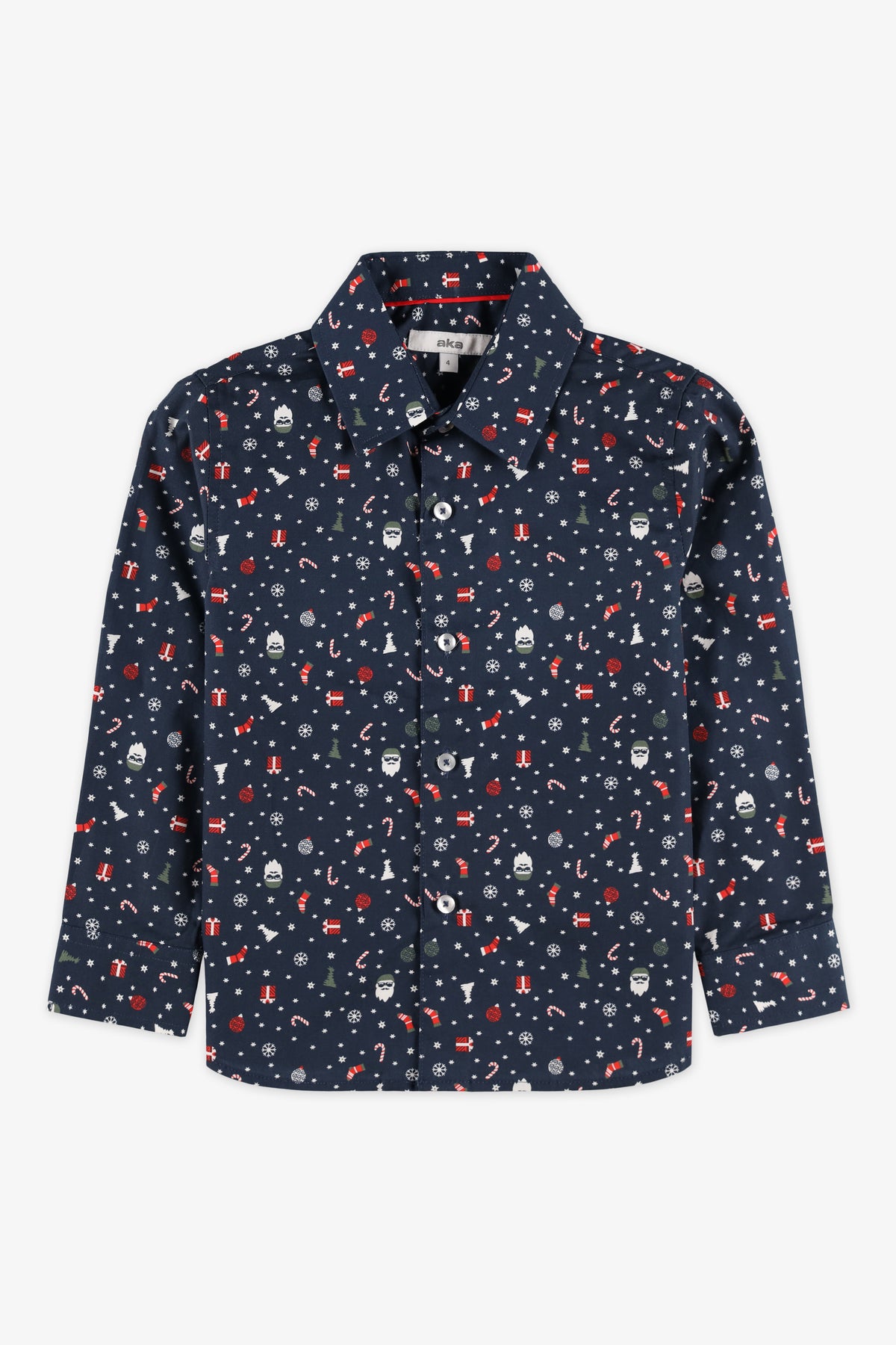 Chemise imprimée - Bébé garçon && BLEU MARINE MUL