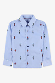 Chemise imprimée - Bébé garçon && BLEU MULTI