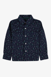 Chemise imprimée - Bébé garçon && BLEU MARINE MUL