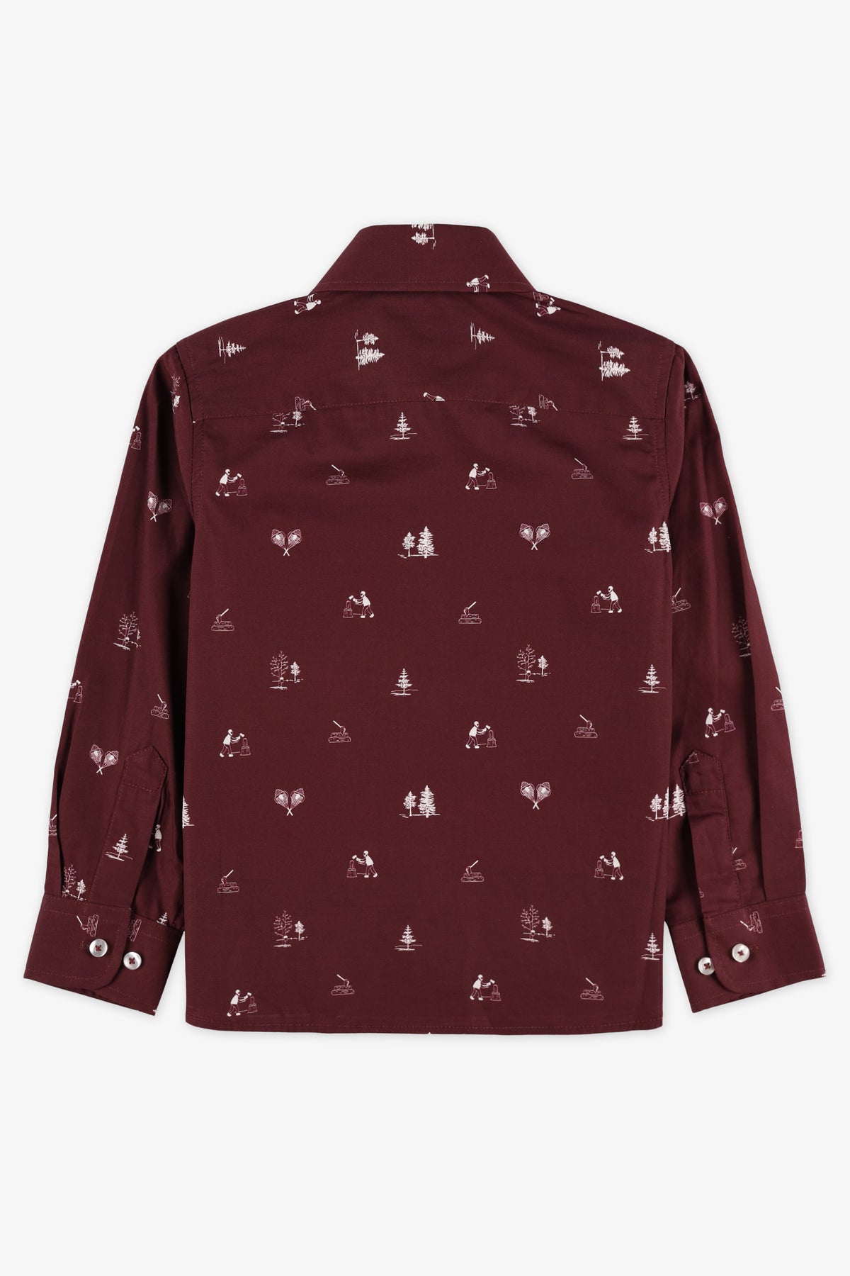 Chemise imprimée - Enfant garçon && BOURGOGNE MULTI
