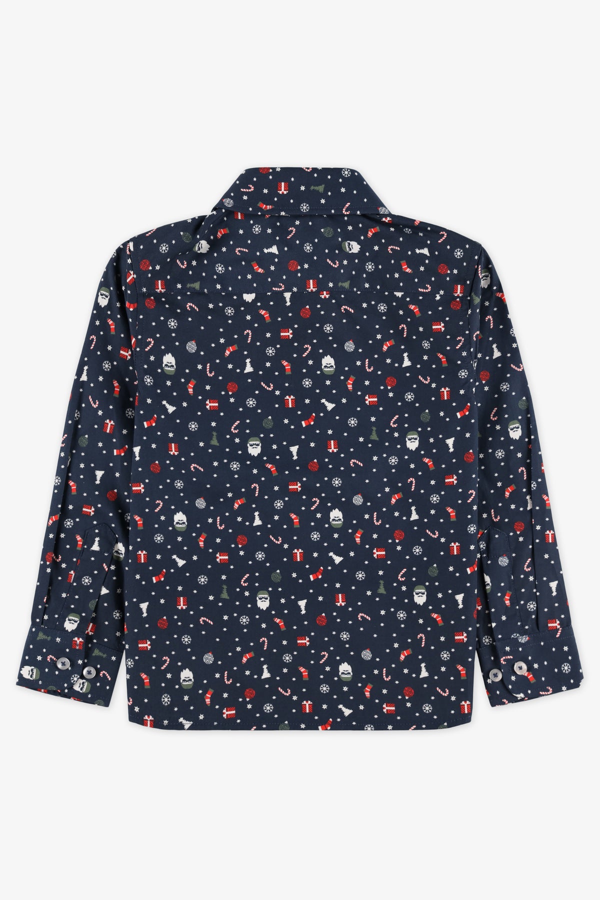 Chemise imprimée - Enfant garçon && BLEU MARINE MUL
