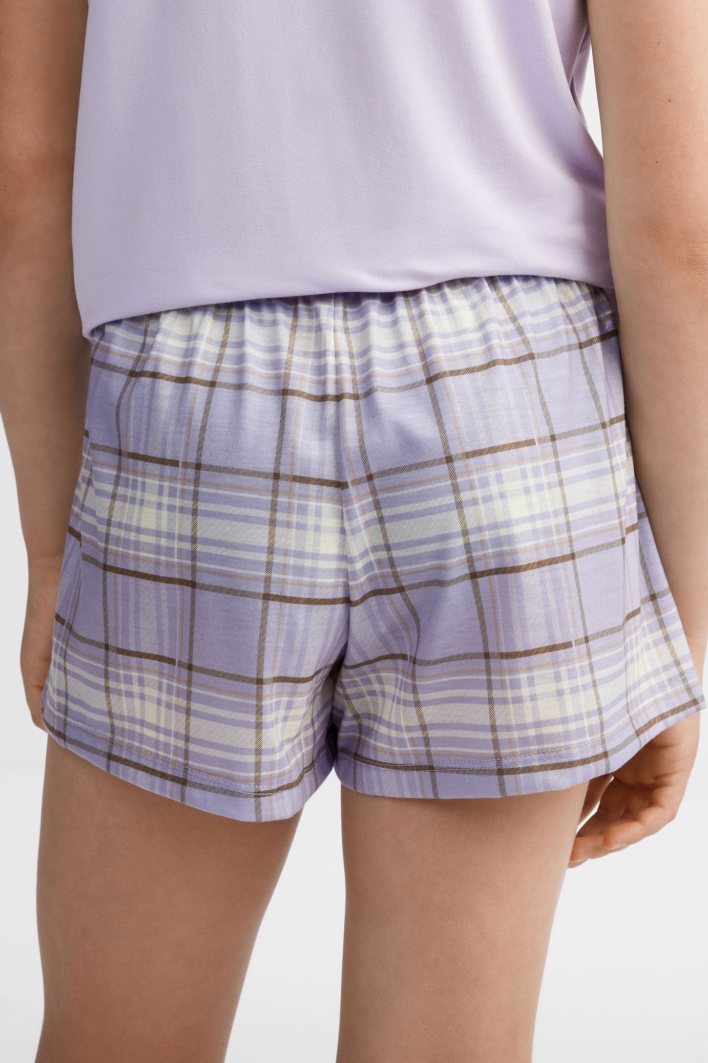 Lot de 2 shorts pyjama imprimés - Ado fille && BLEU MARINE MUL