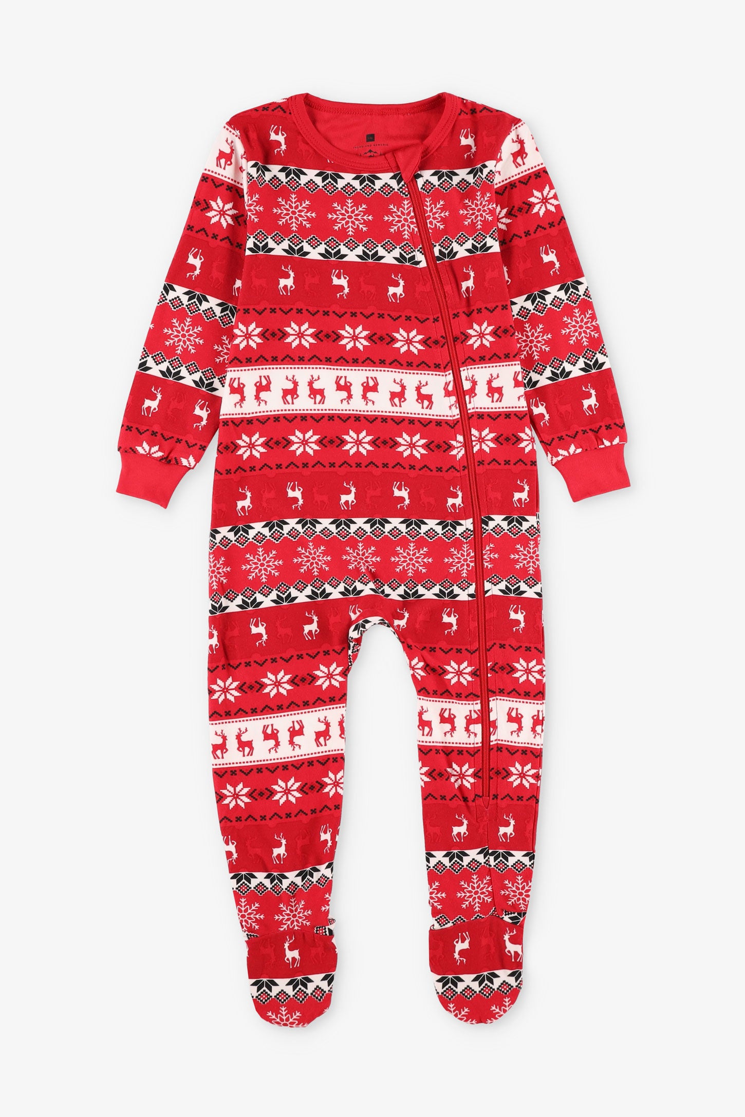 Pyjama 1-pièce en Moss, 2T-3T - Bébé garçon && ROUGE VIN