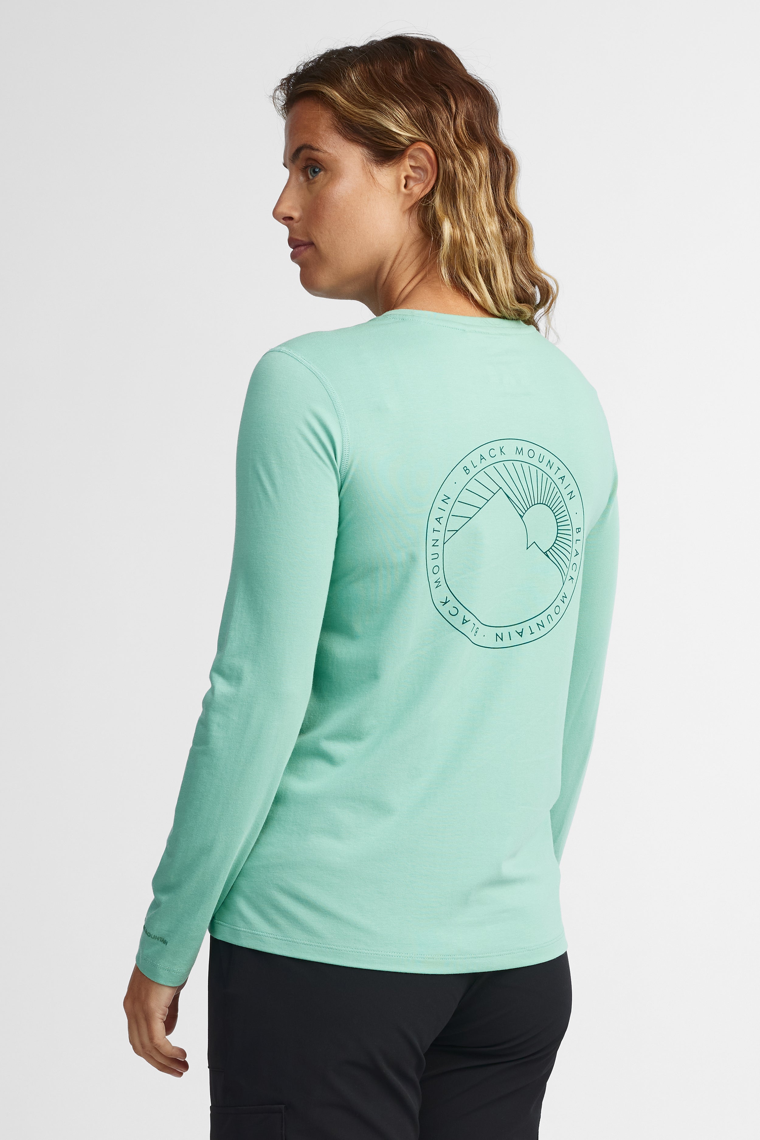 Chandail manches longue coton bambou BM - Femme && MENTHE