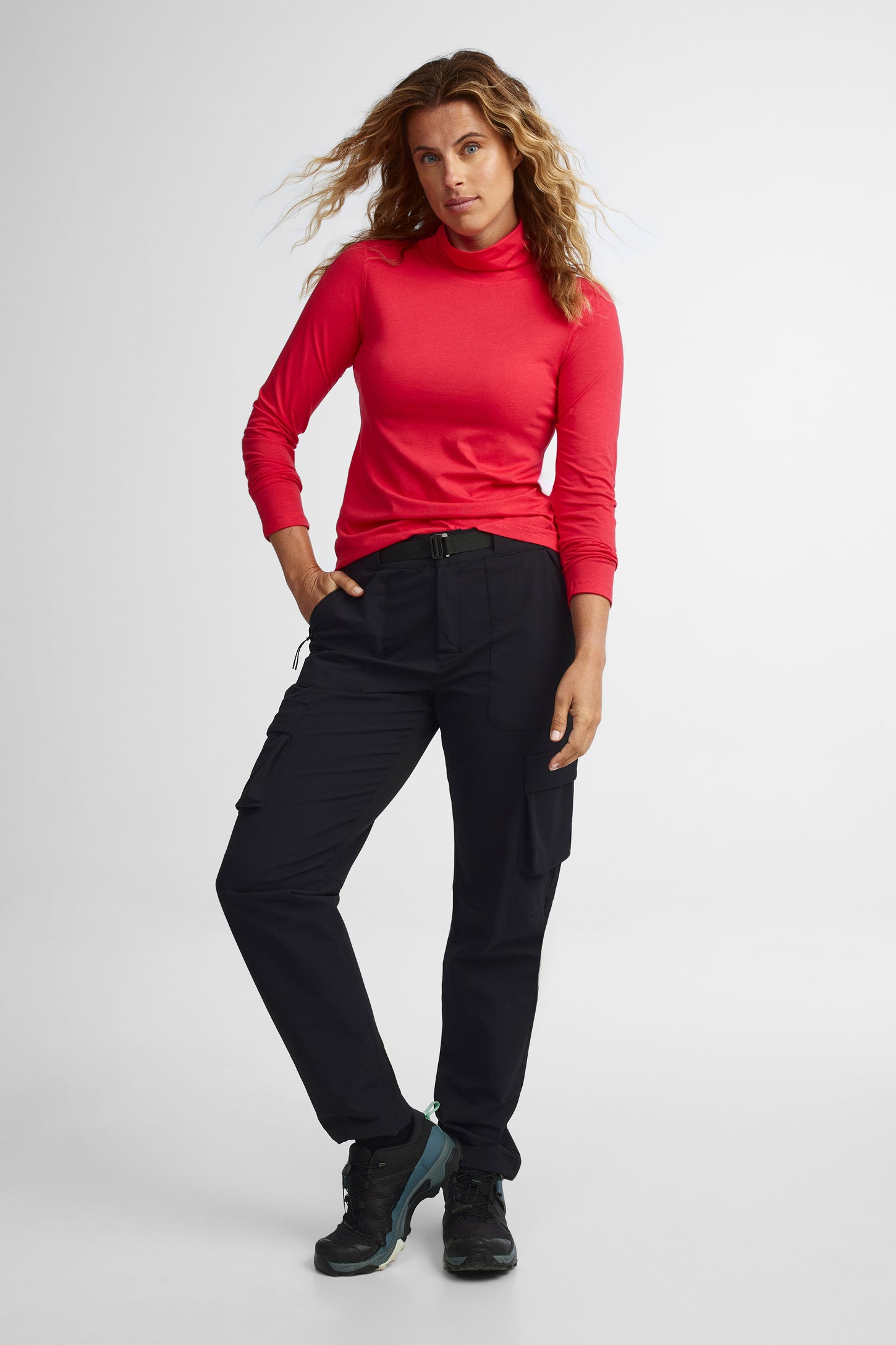 Pantalon cargo extensible 4 sens BM - Femme && NOIR