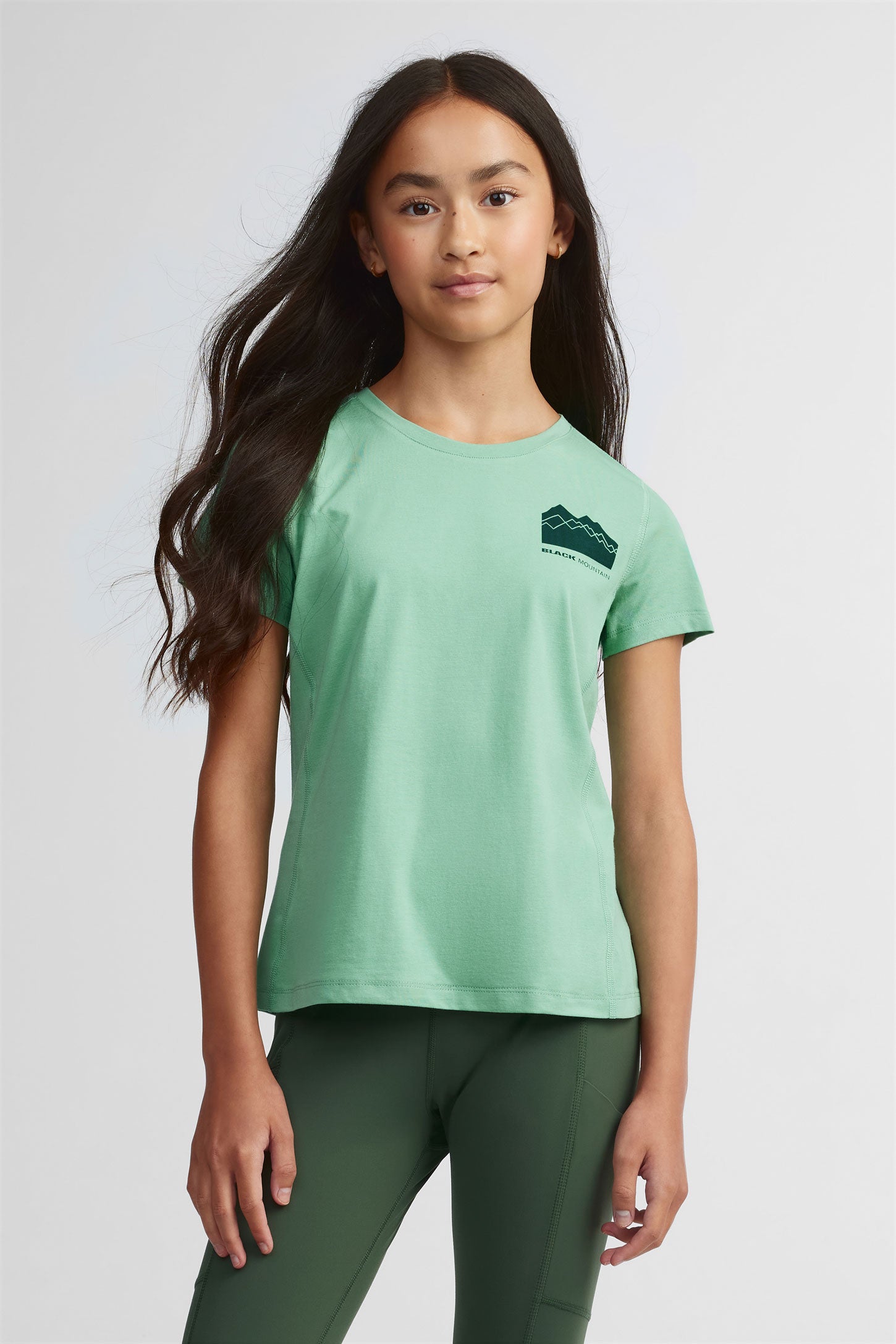 T-shirt coton bambou BM - Ado fille && MENTHE