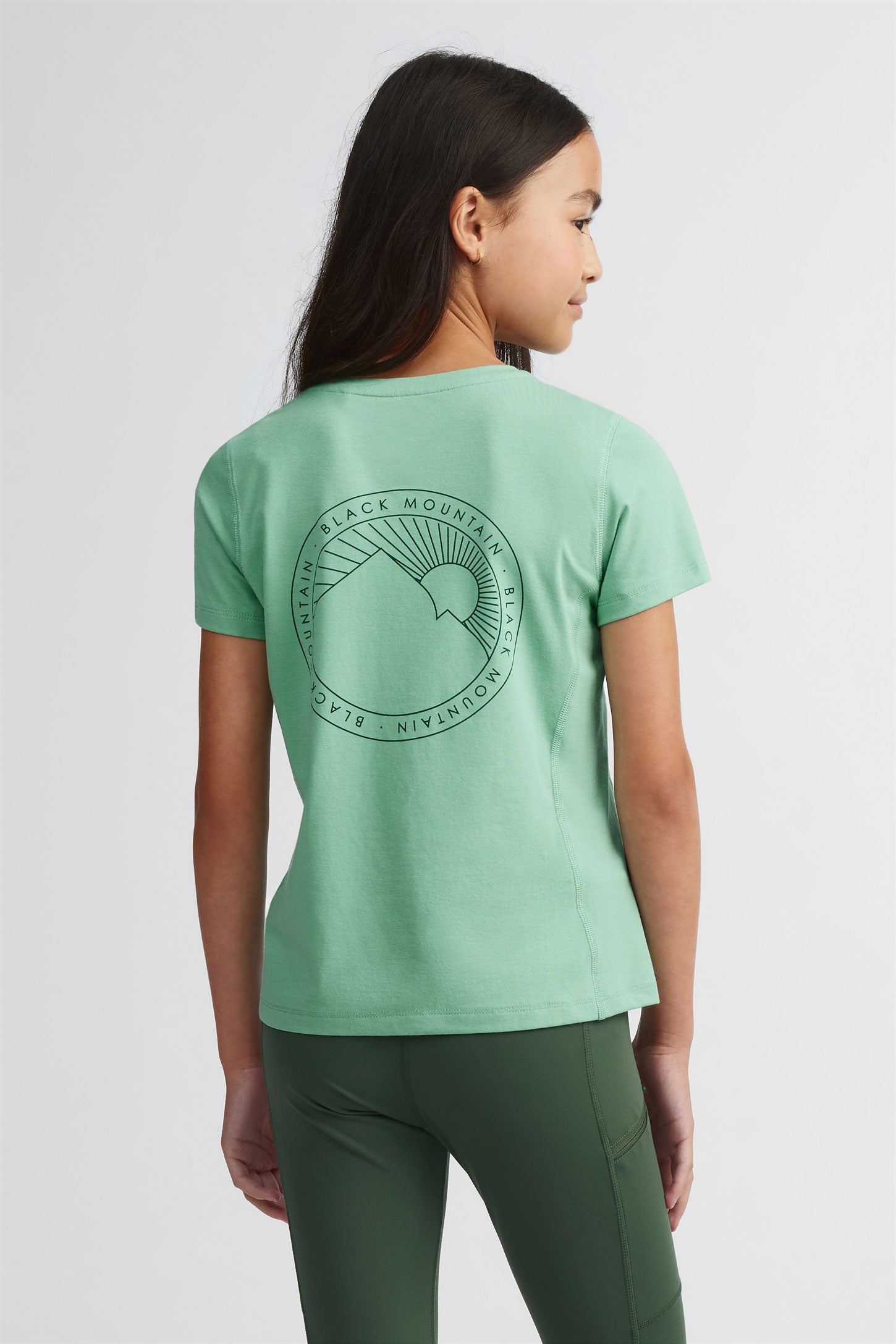 T-shirt coton bambou BM - Ado fille && MENTHE