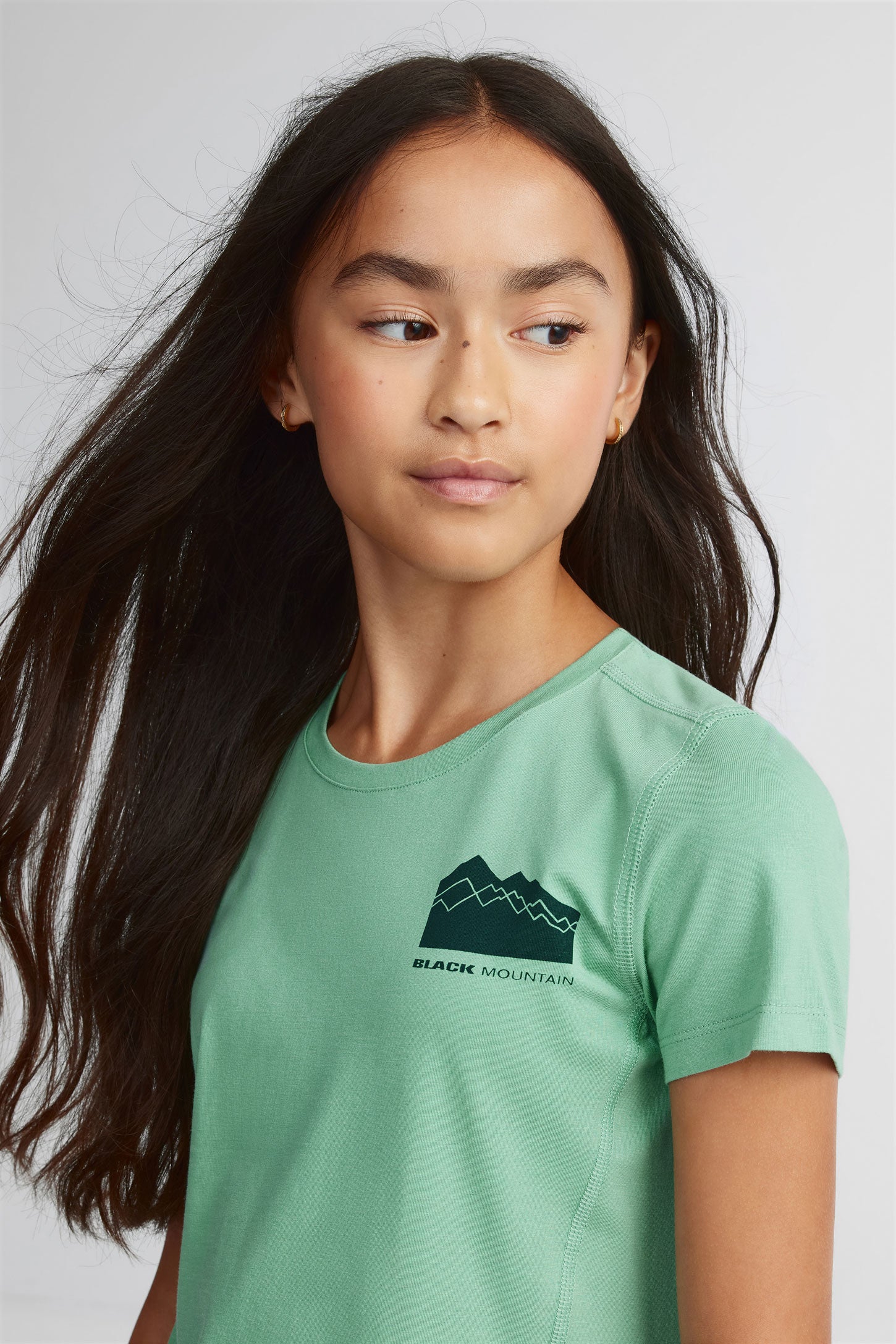 T-shirt coton bambou BM - Ado fille && MENTHE