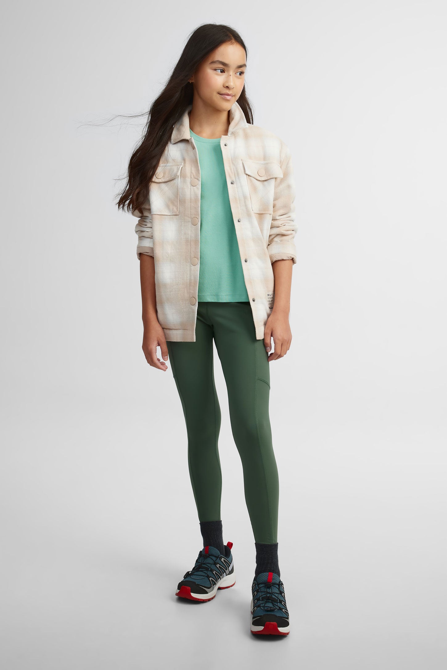 T-shirt coton bambou BM - Ado fille && MENTHE