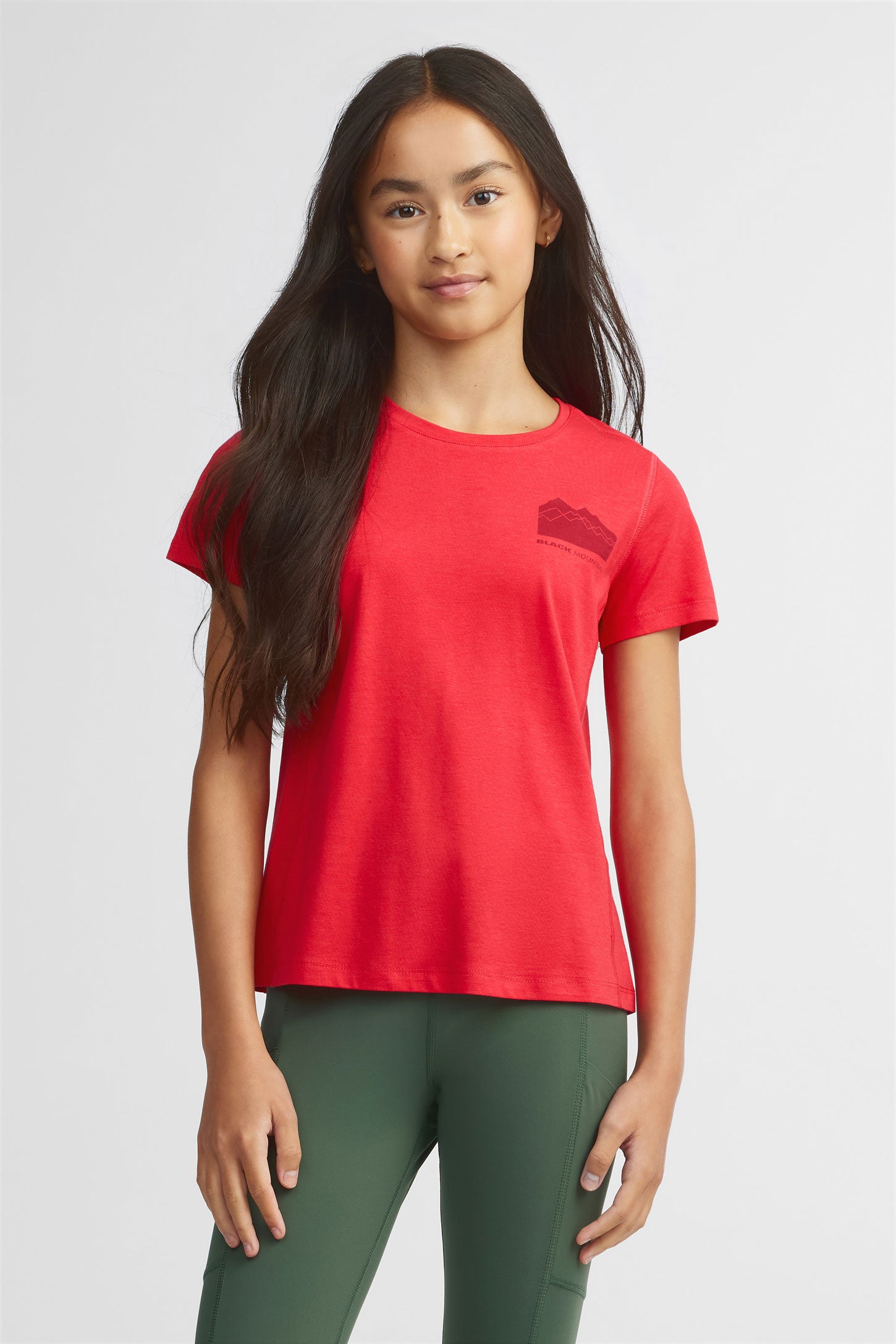 T-shirt coton bambou BM - Ado fille && ROSE FONCE