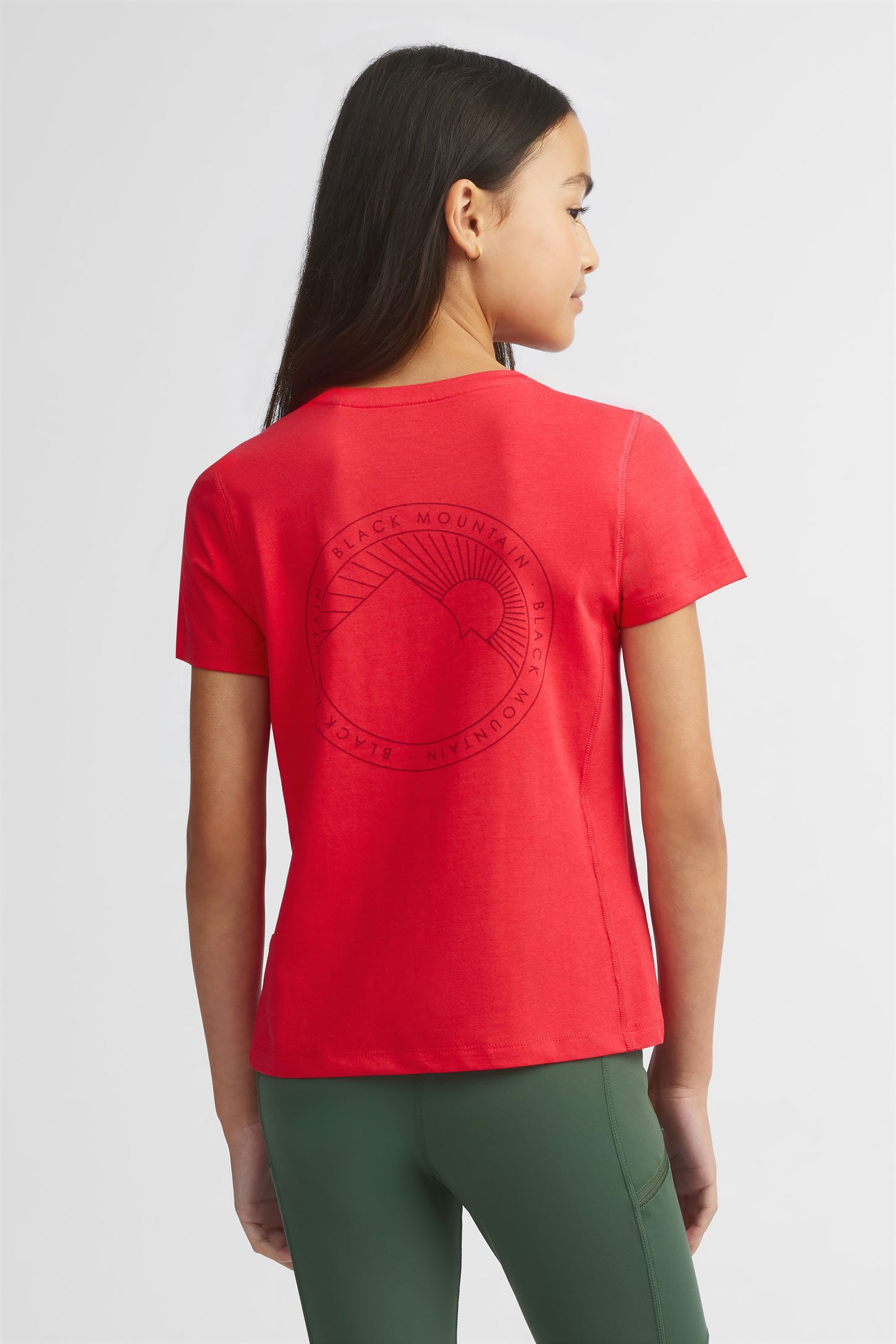 T-shirt coton bambou BM - Ado fille && ROSE FONCE
