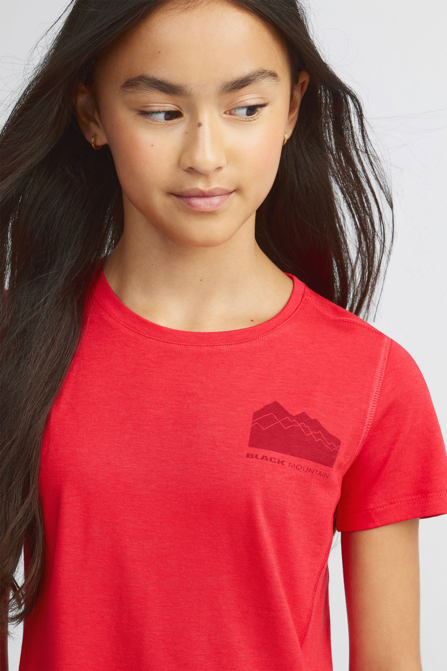 T-shirt coton bambou BM - Ado fille && ROSE FONCE