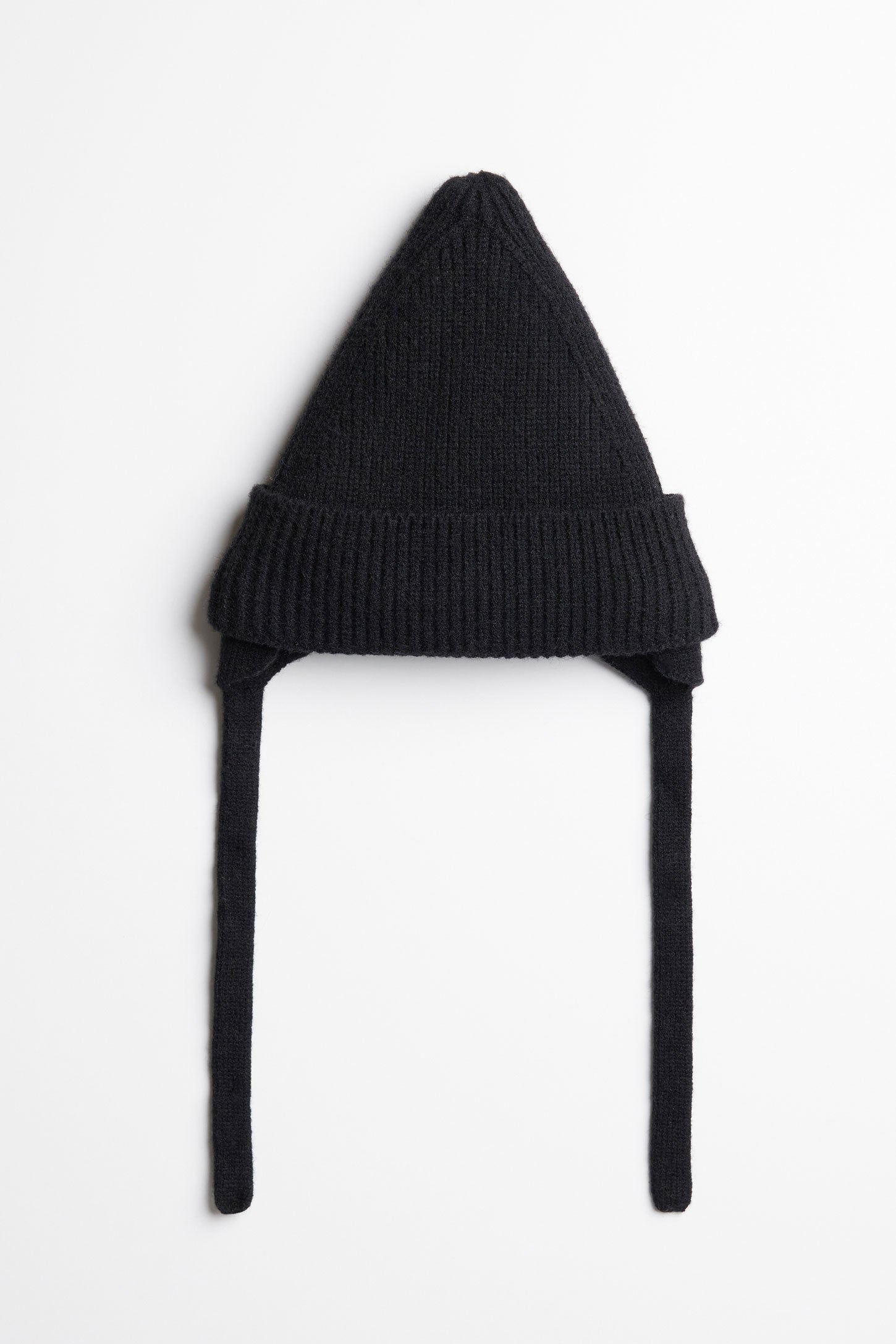 Tuque avec cordons doublée en peluche, 2T-3T - Bébé garçon && NOIR
