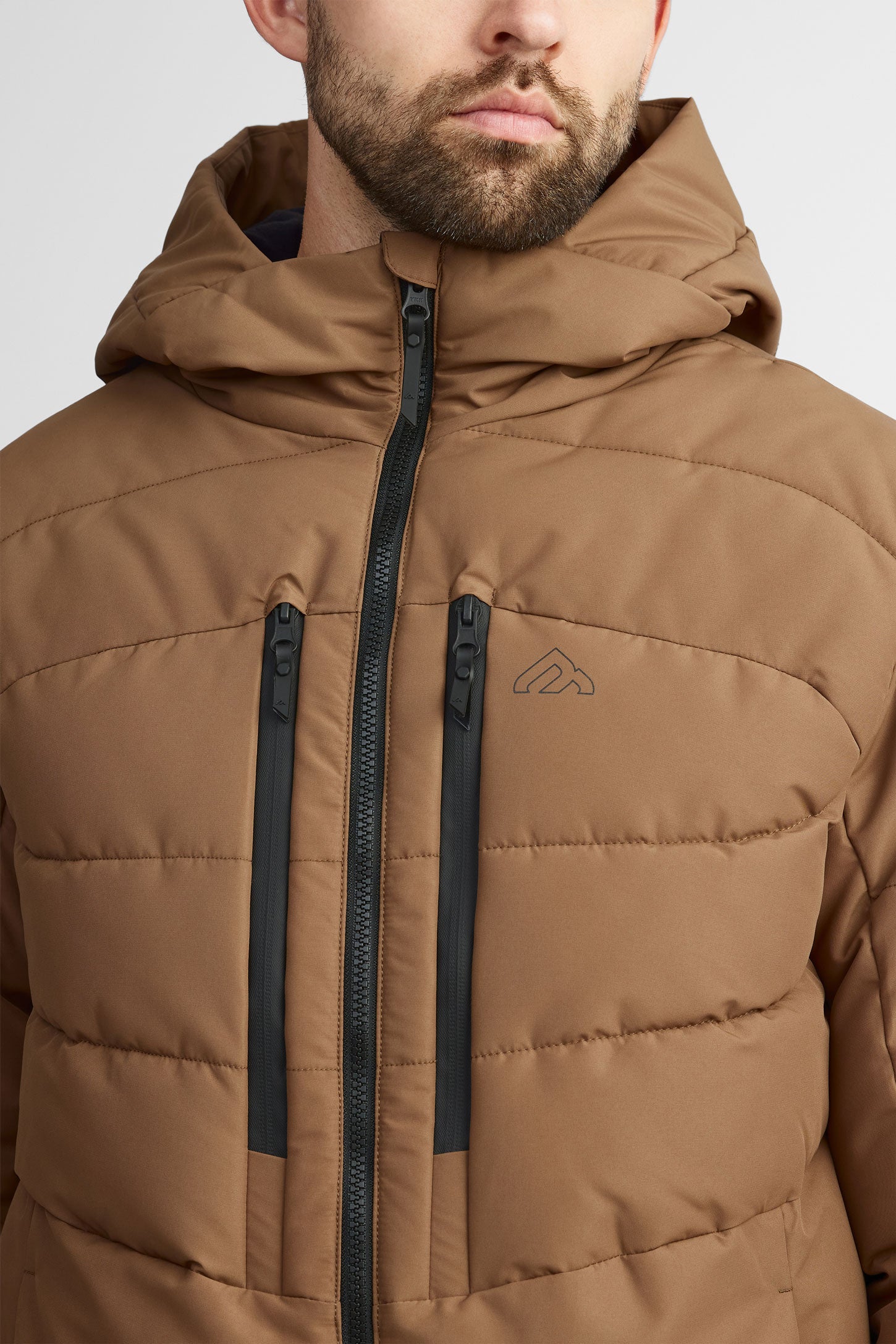 Manteau d'hiver matelassé BM - Homme && TAUPE