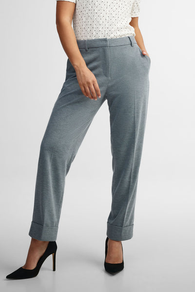 パンツ sullen tokyo gray tweed straight pants Straight leg tweed pants - Women