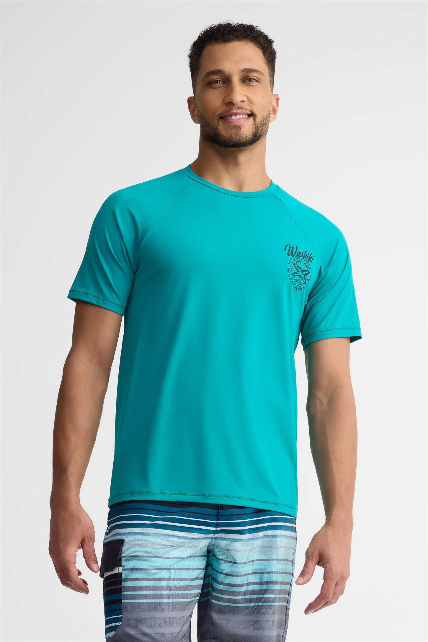 Chandail maillot de bain ''Rashguard'' - Homme && VERT