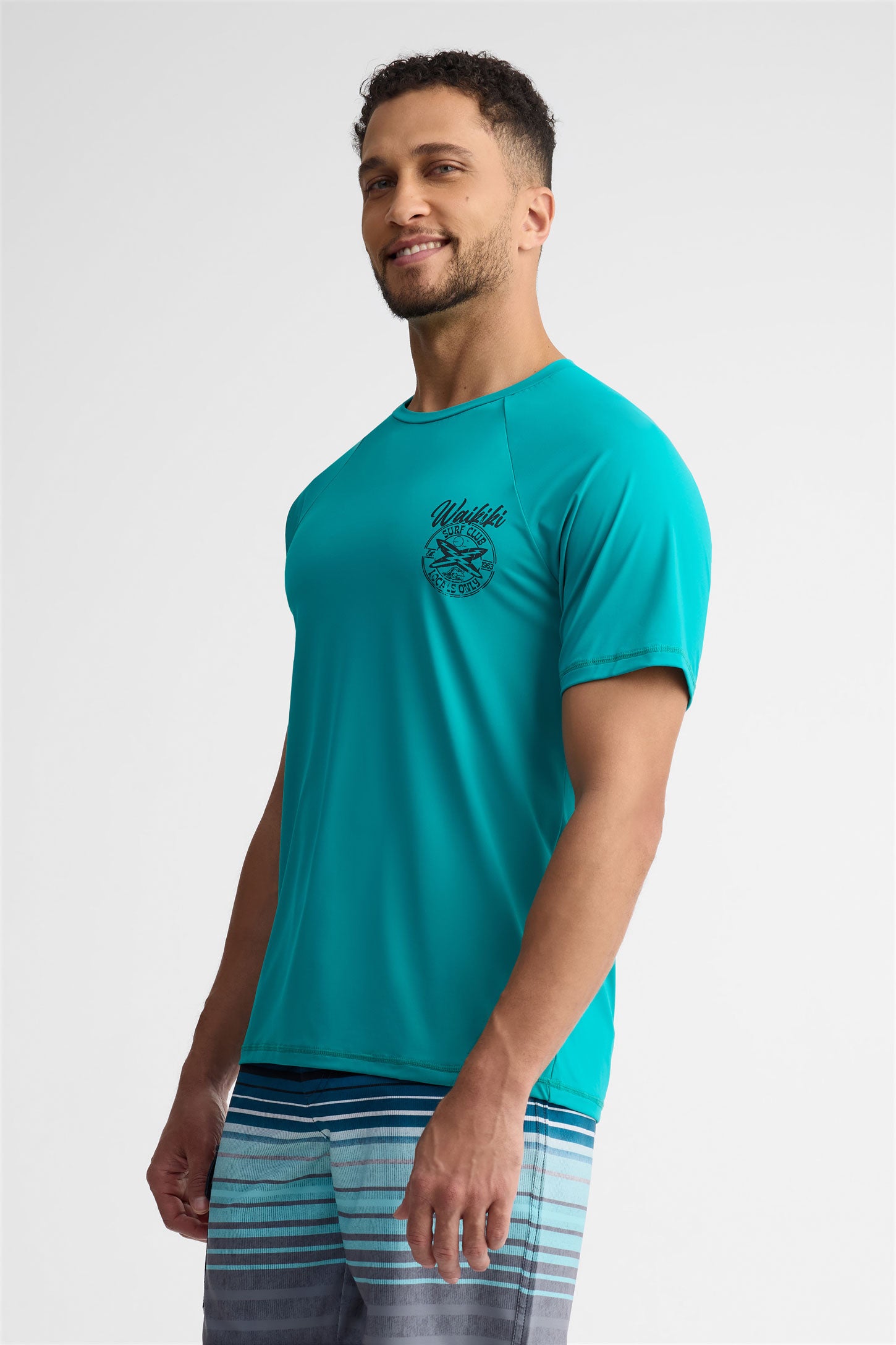 Chandail maillot de bain ''Rashguard'' - Homme - && VERT
