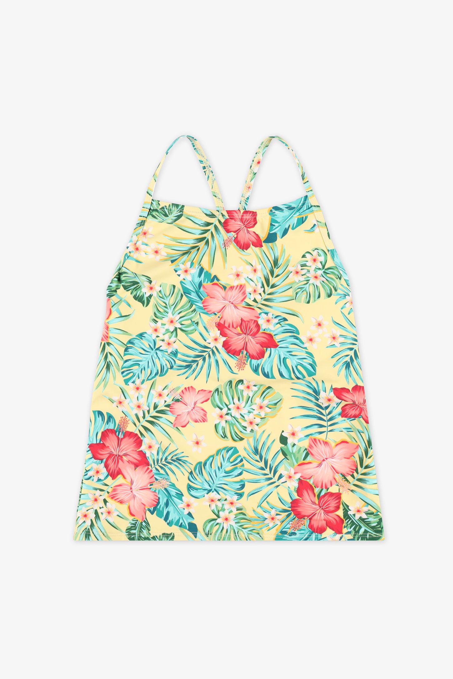 Haut maillot de bain tankini, 2/30$ - Ado fille && JAUNE/MULTI