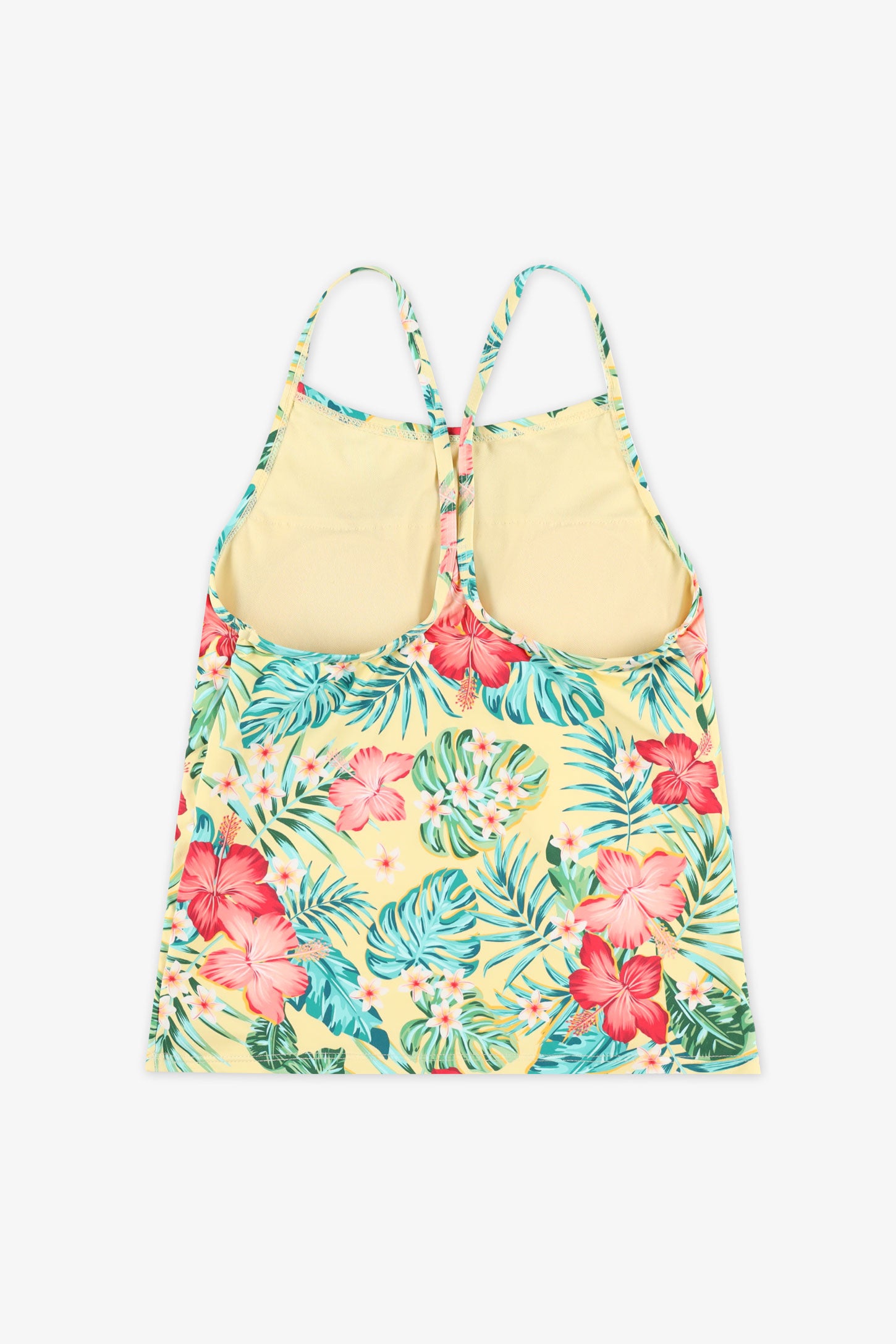 Haut maillot de bain tankini, 2/30$ - Ado fille && JAUNE/MULTI