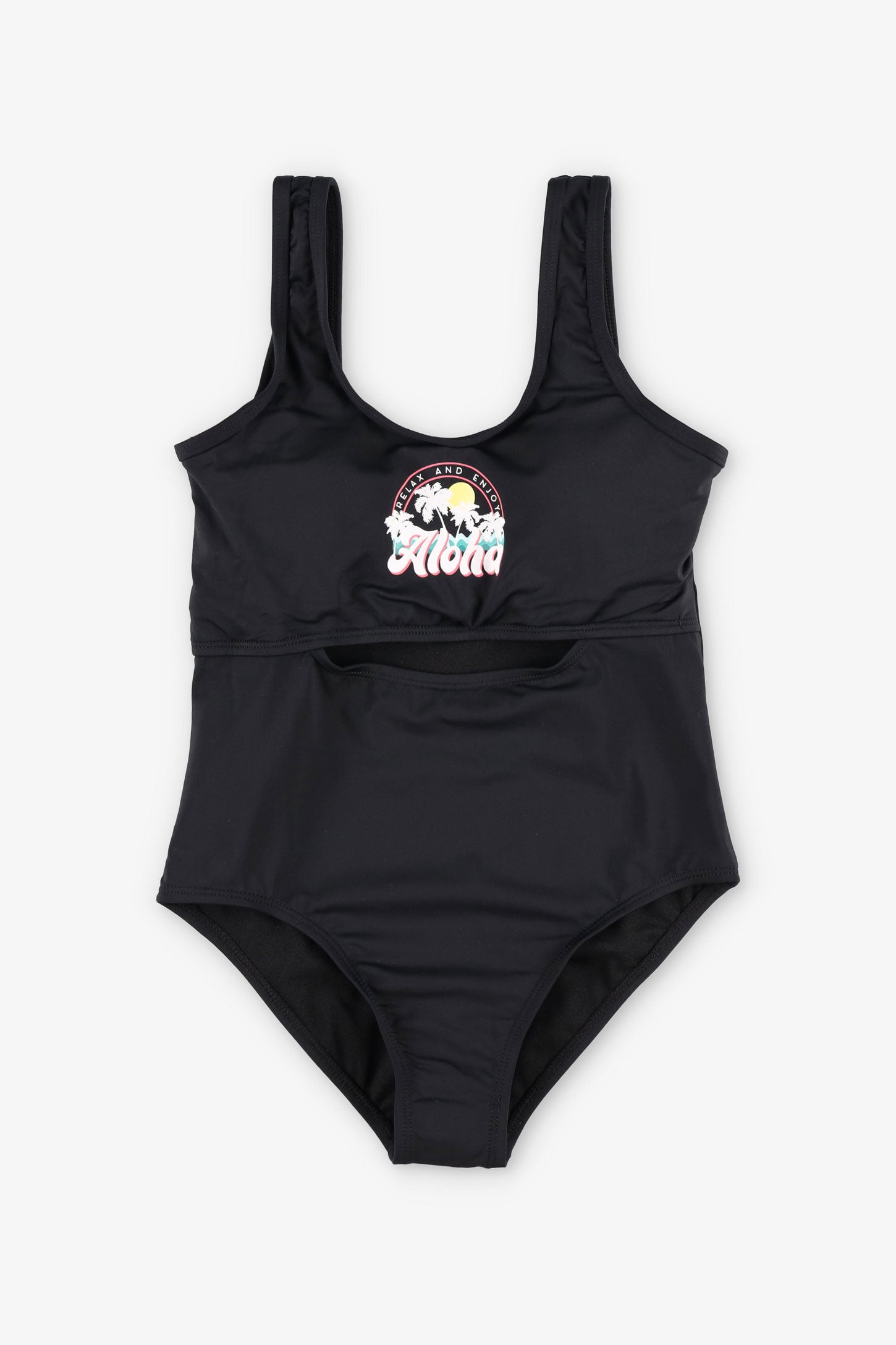 Maillot de bain 1-pièce - Ado fille && NOIR