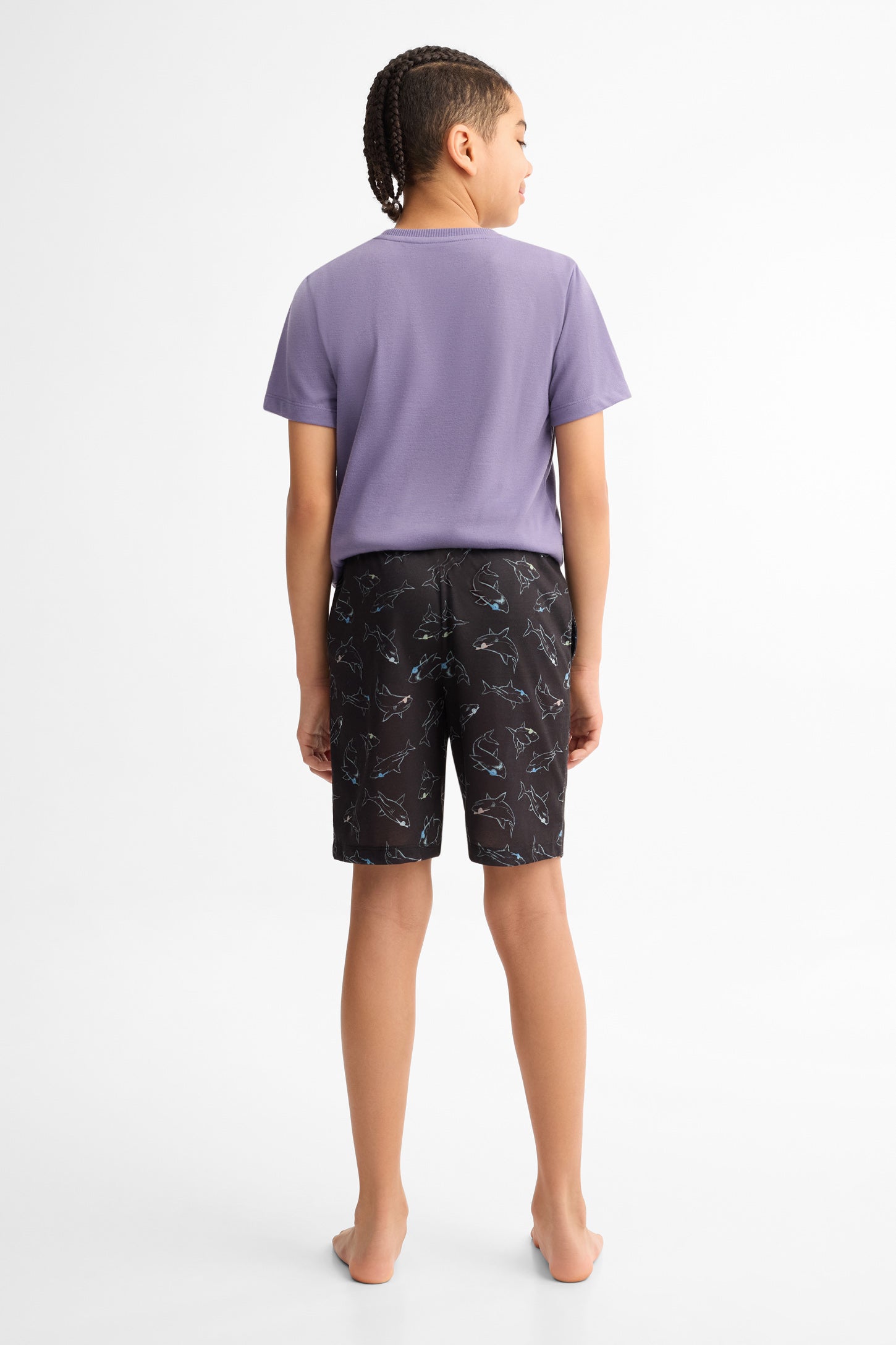 Lot 2 shorts pyjama - Ado garçon && NOIR/MULTI