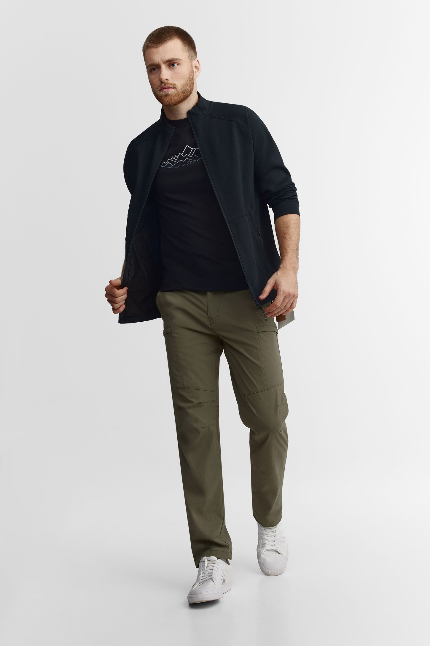 Pantalon cargo en ripstop BM - Homme && KAKI