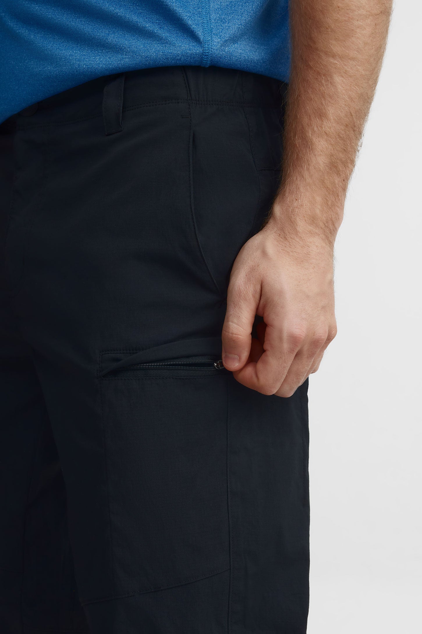 Pantalon cargo en ripstop BM - Homme && GRIS FONCE