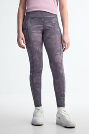 Legging compression BM - Ado fille && GRIS MULTI