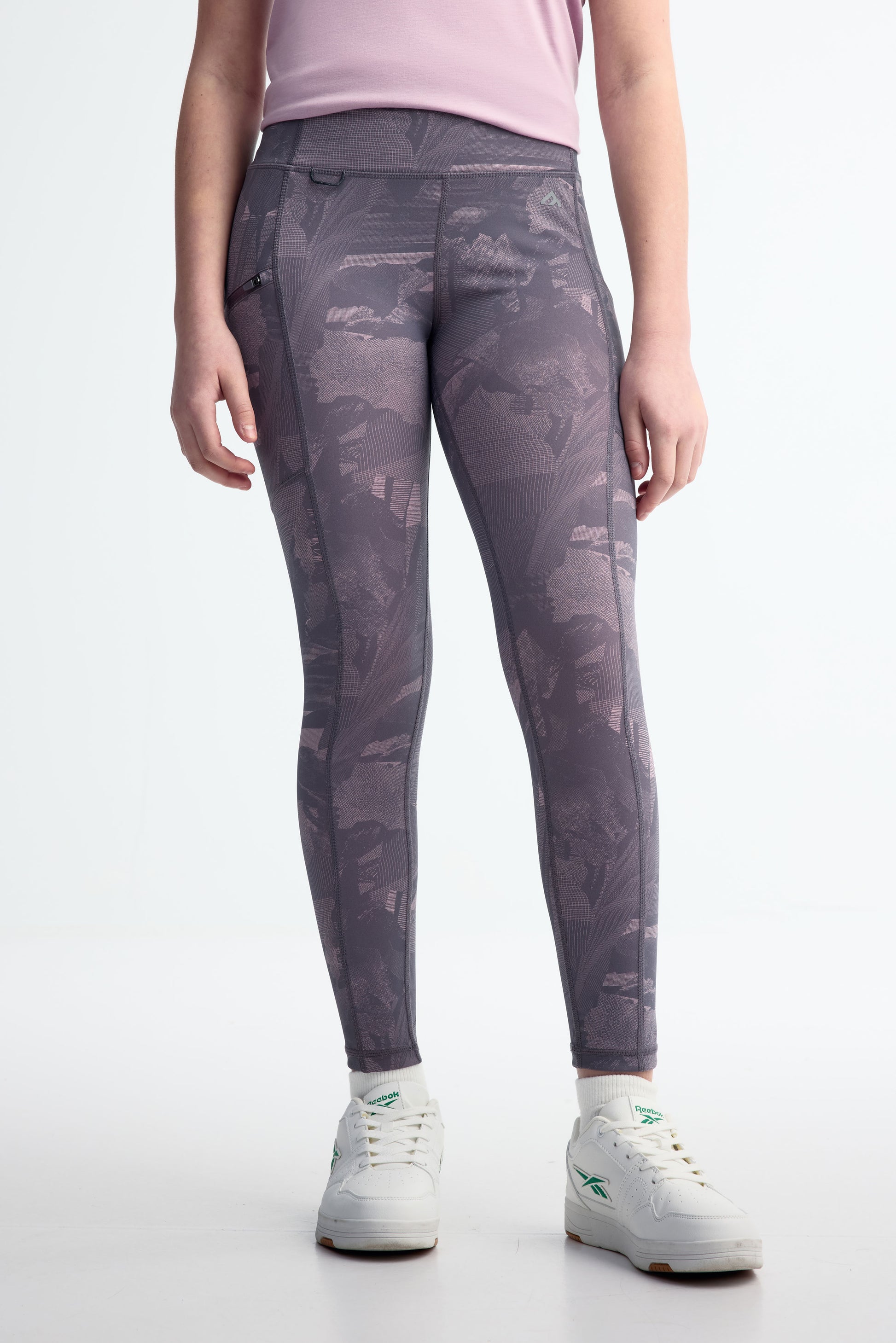 Legging compression BM - Ado fille && GRIS MULTI