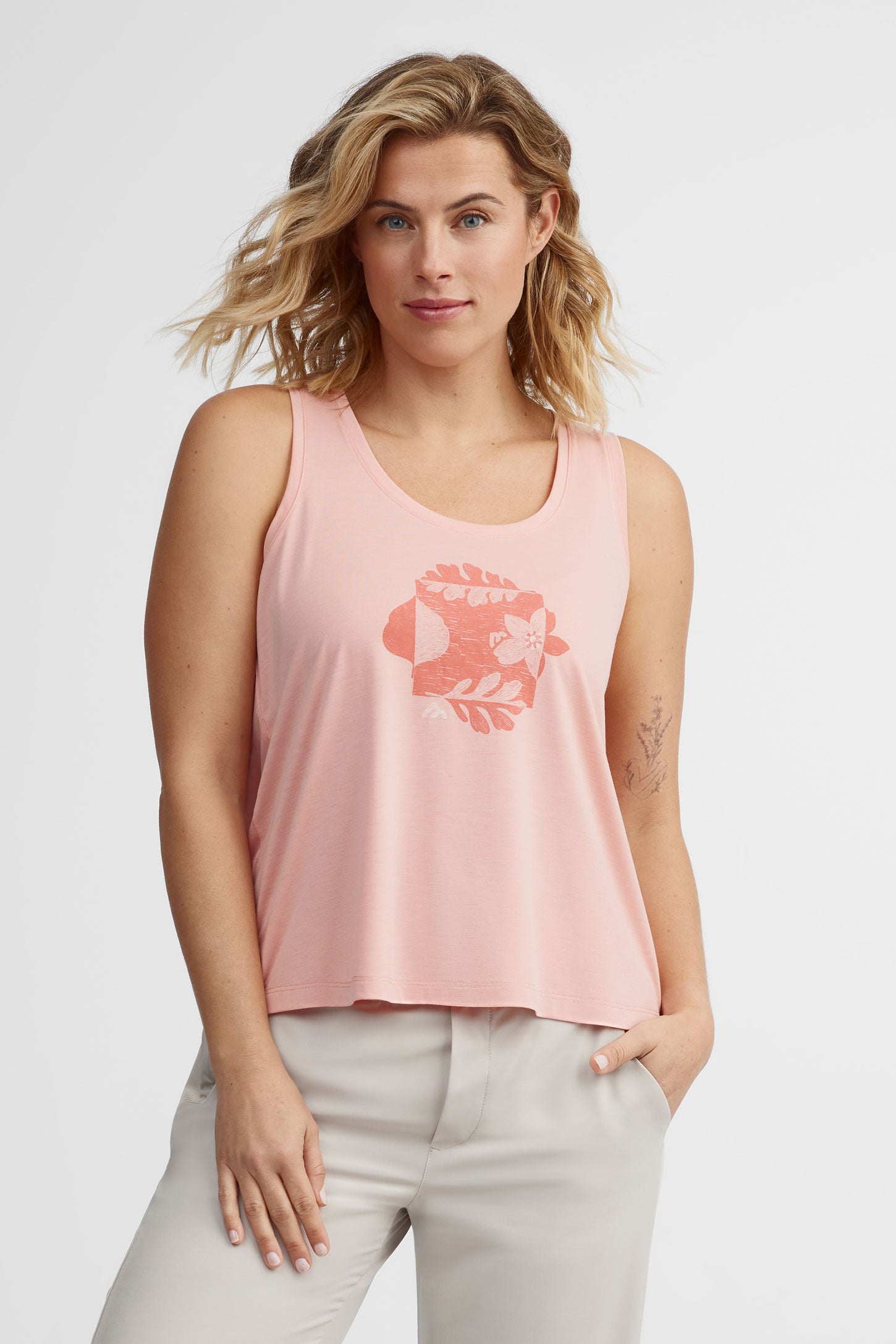 Camisole coupe semi-ajustée - Femme && CORAIL