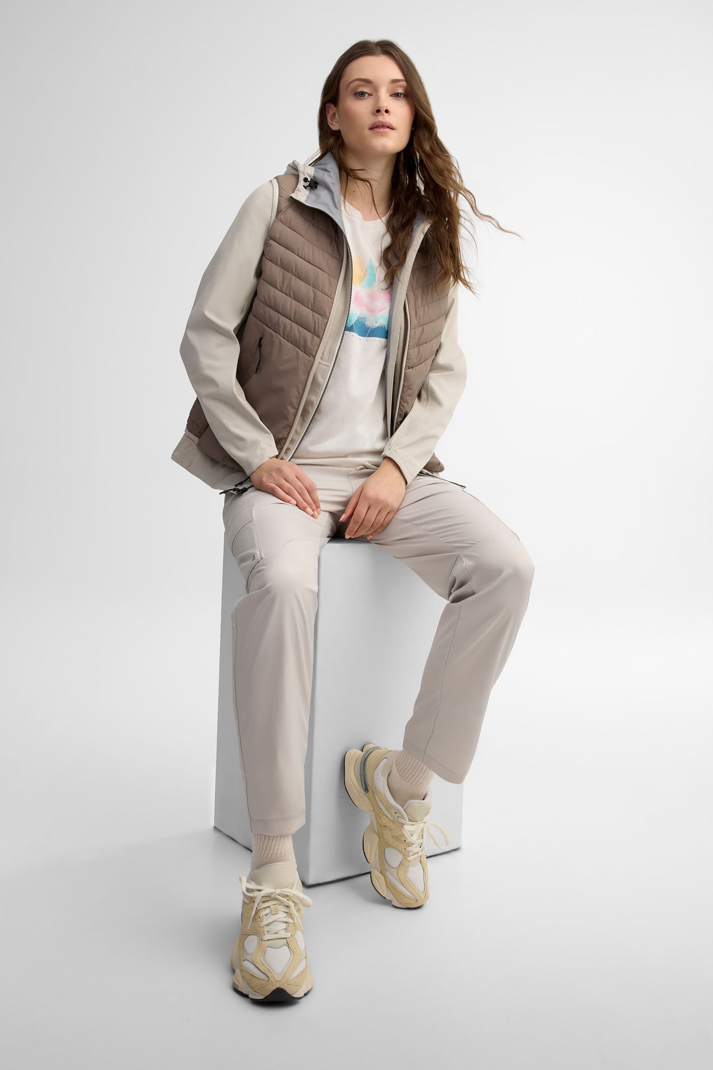 Pantalon cargo 7/8 BM - Femme && GRIS
