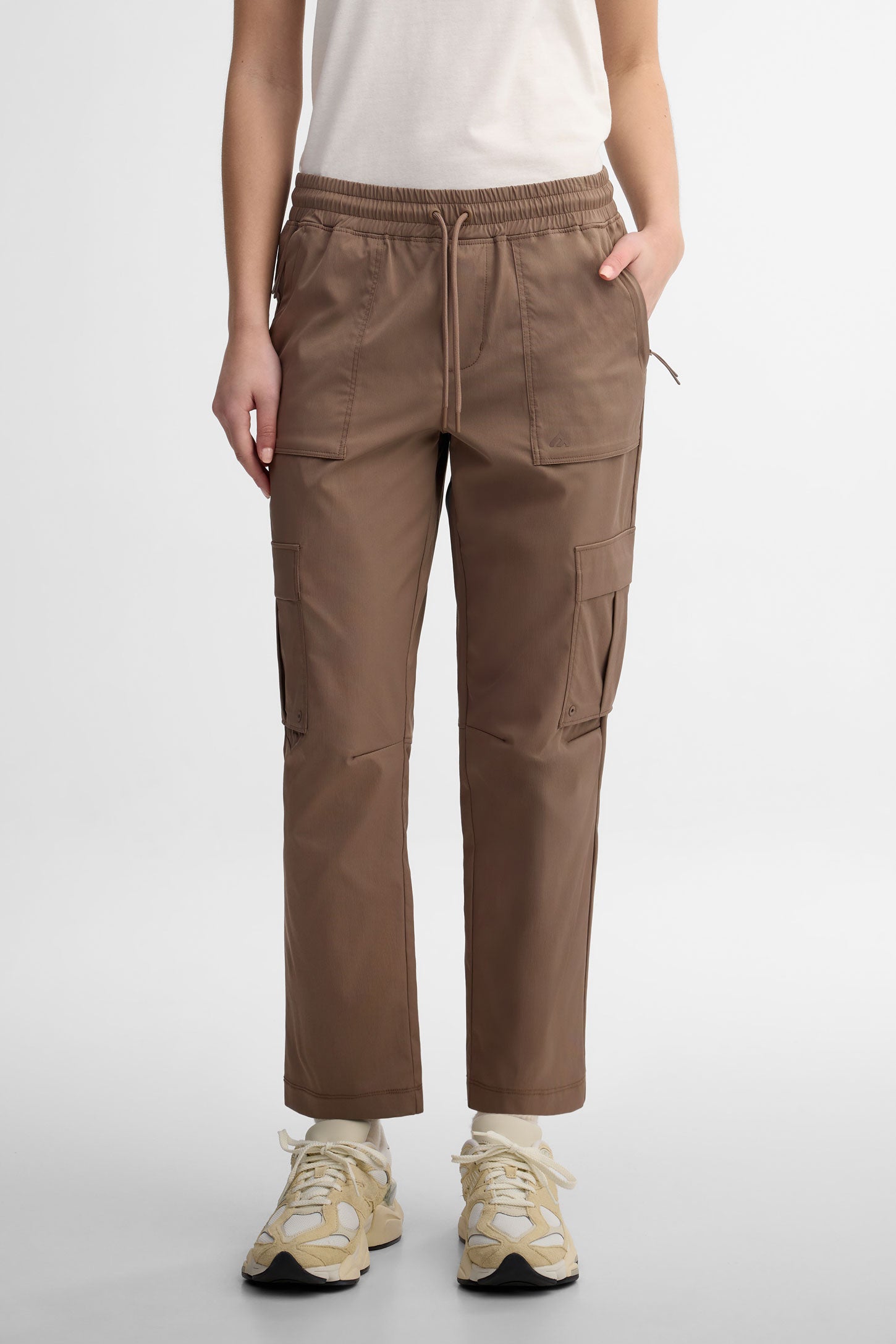 Pantalon cargo 7/8 BM - Femme && TAUPE