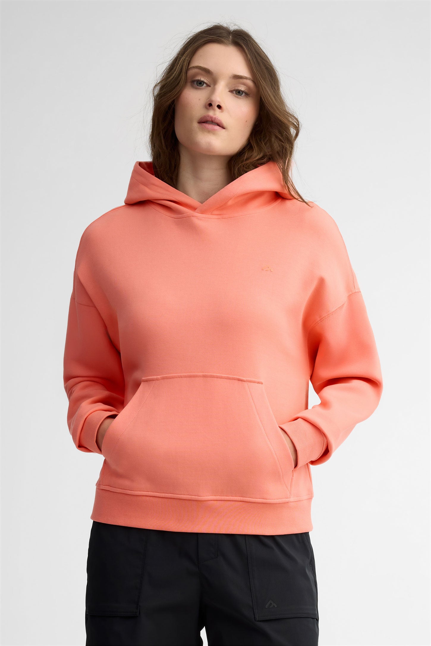 Chandail à capuchon extensible 4 sens BM - Femme && ROSE
