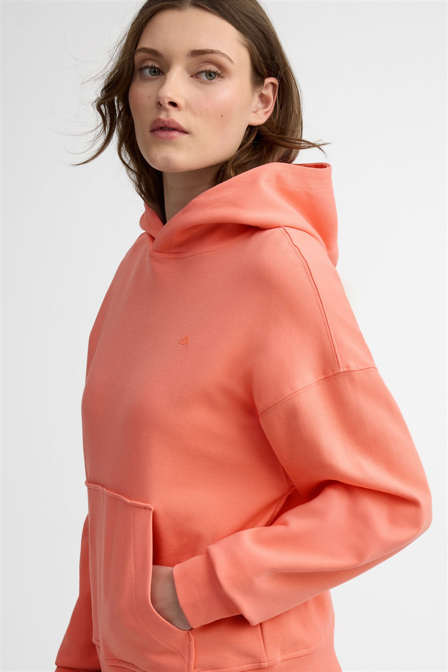 Chandail à capuchon extensible 4 sens BM - Femme && ROSE
