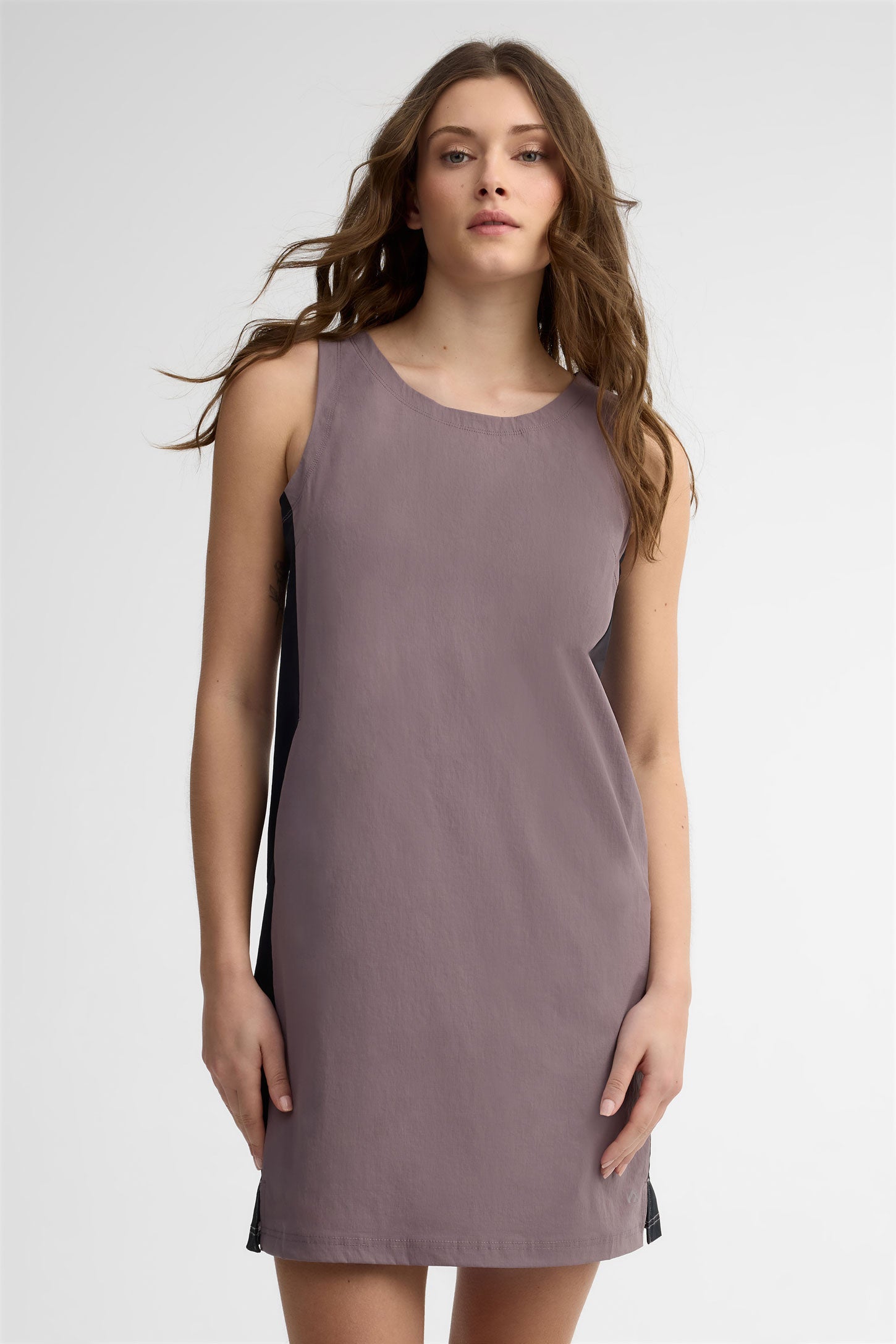 Robe semi-ajustée extensible BM - Femme && GRIS