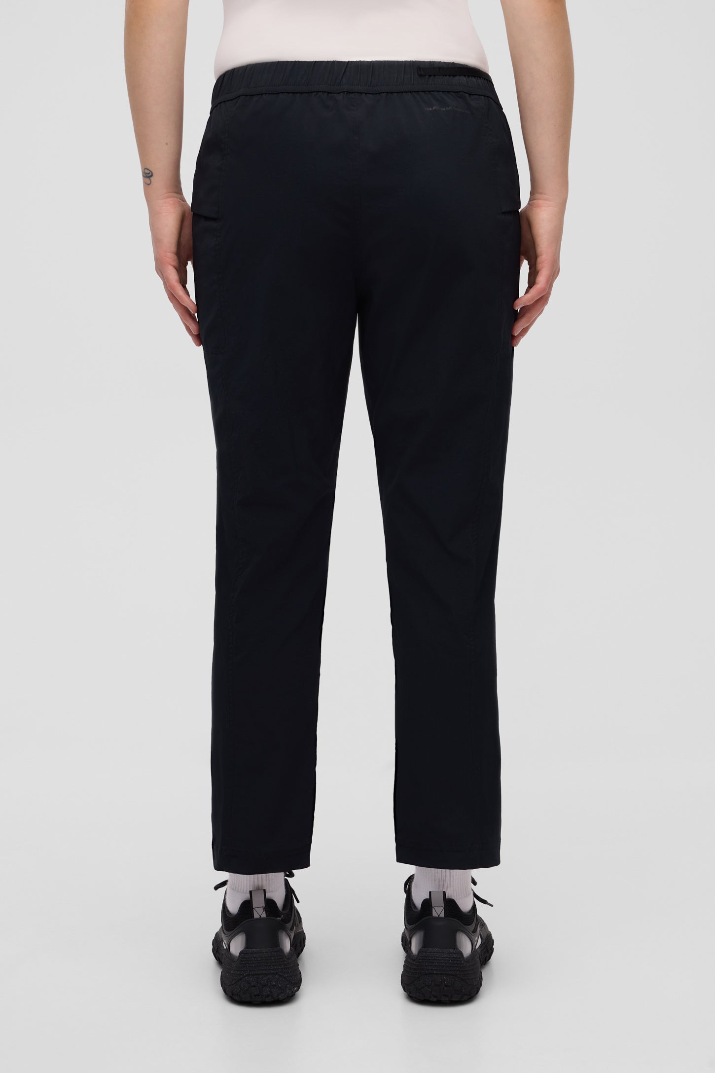 Pantalon 7/8 extensible BM - Femme && GRIS FONCE
