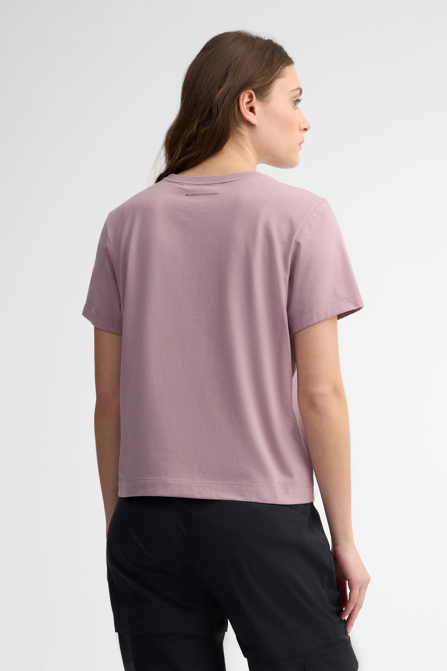 T-shirt col rond coton bio BM - Femme && ROSE