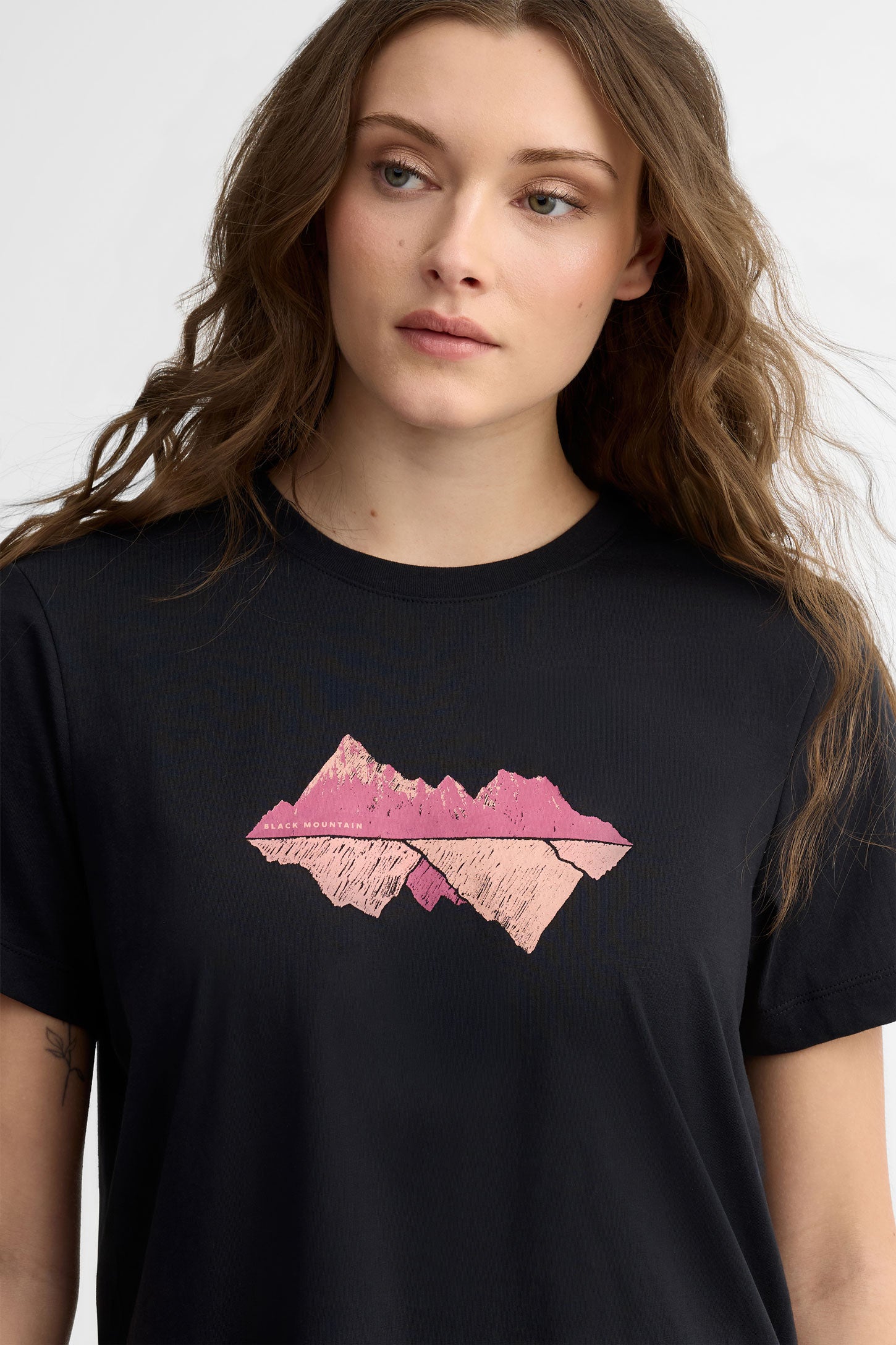 T-shirt col rond coton bio BM - Femme && GRIS FONCE