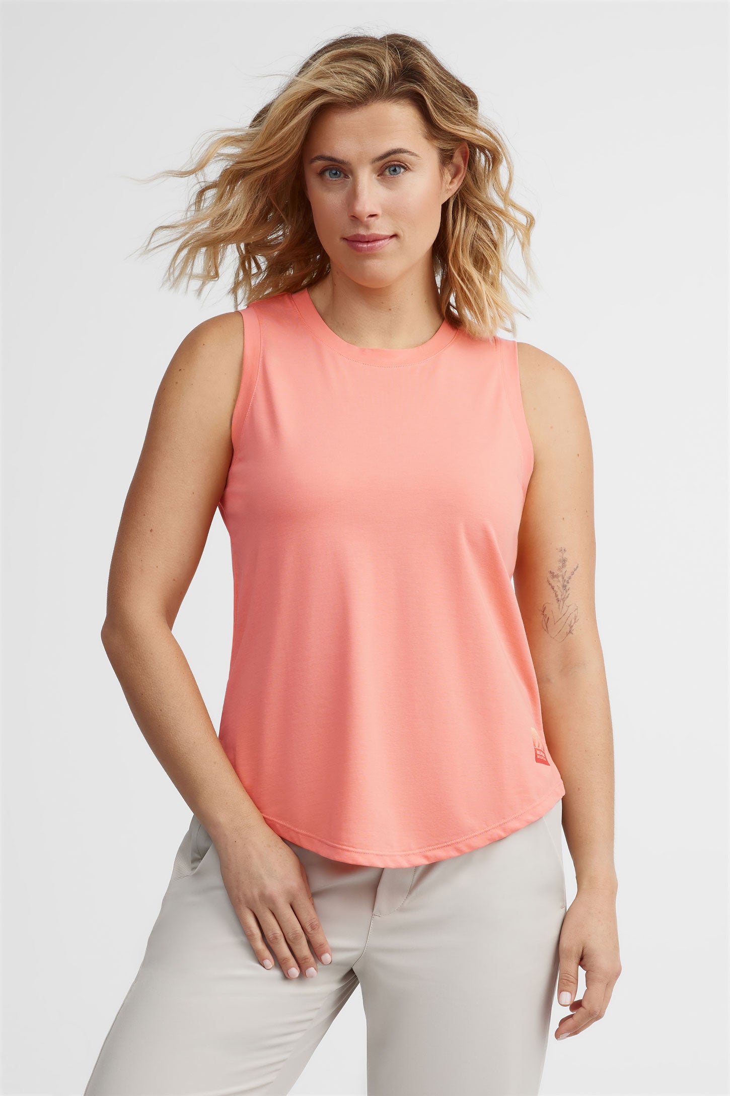 Camisole bambou et coton BM - Femme && ROSE