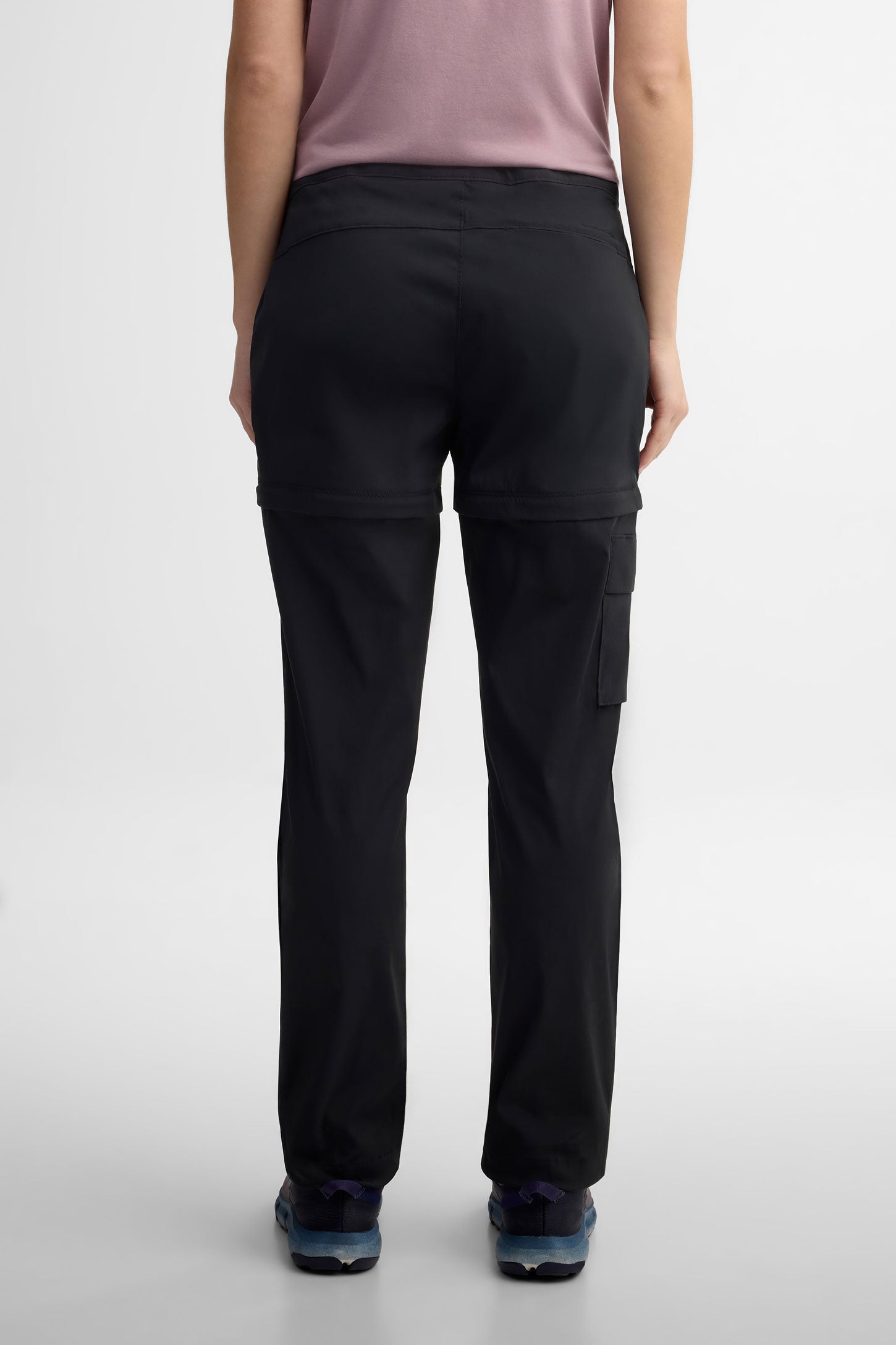Pantalon convertible en short BM - Femme && GRIS FONCE