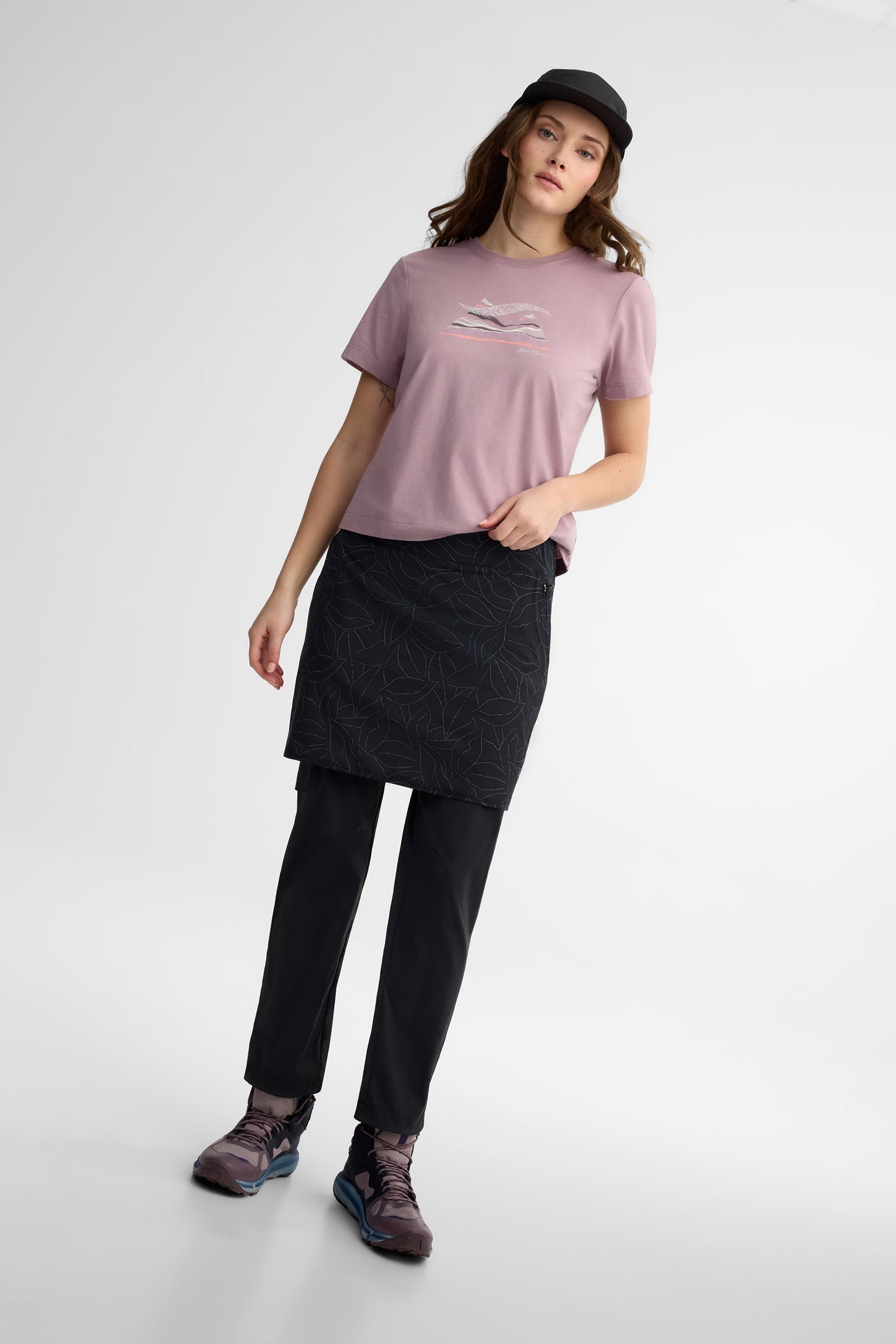 T-shirt col rond coton bio BM - Femme && ROSE