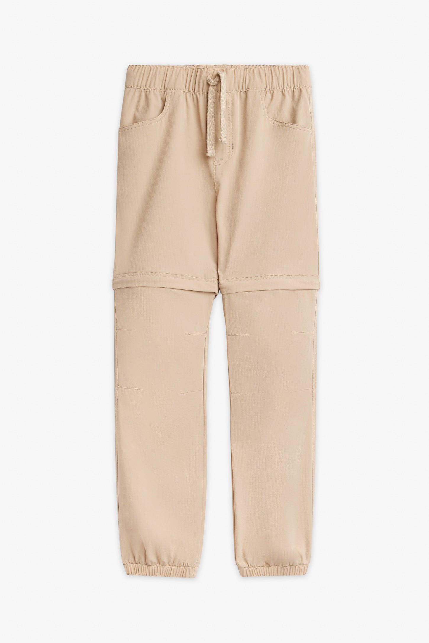 Pantalon jogger convertible en short BM - Enfant garçon && BRUN