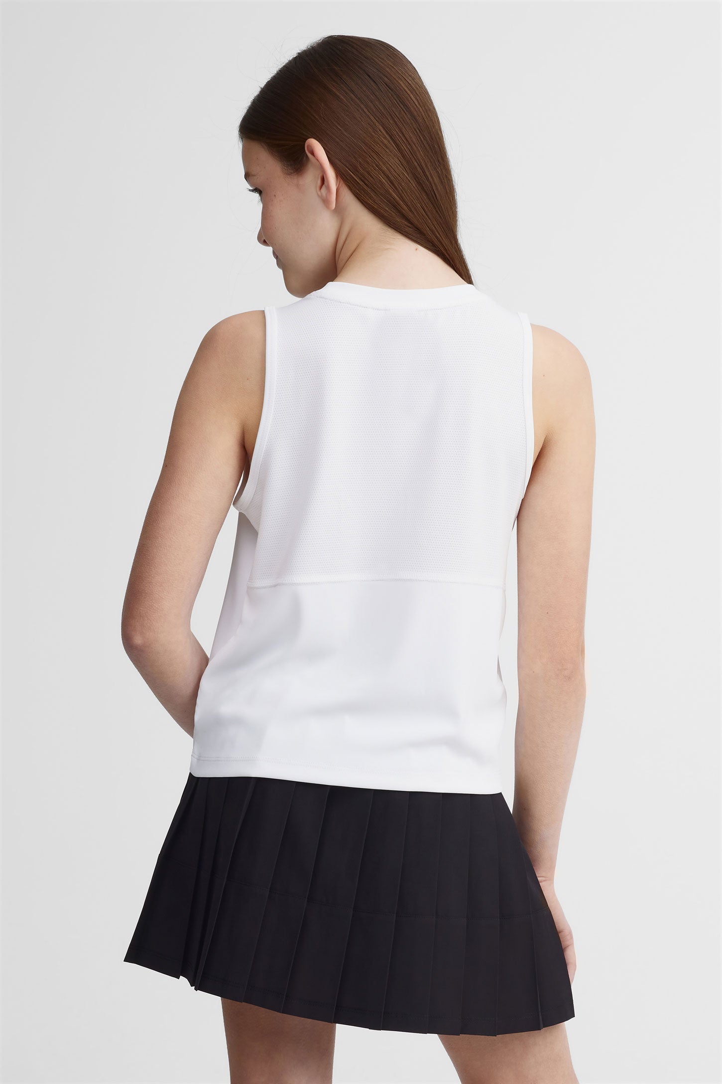 Camisole muscle - Ado fille && BLANC