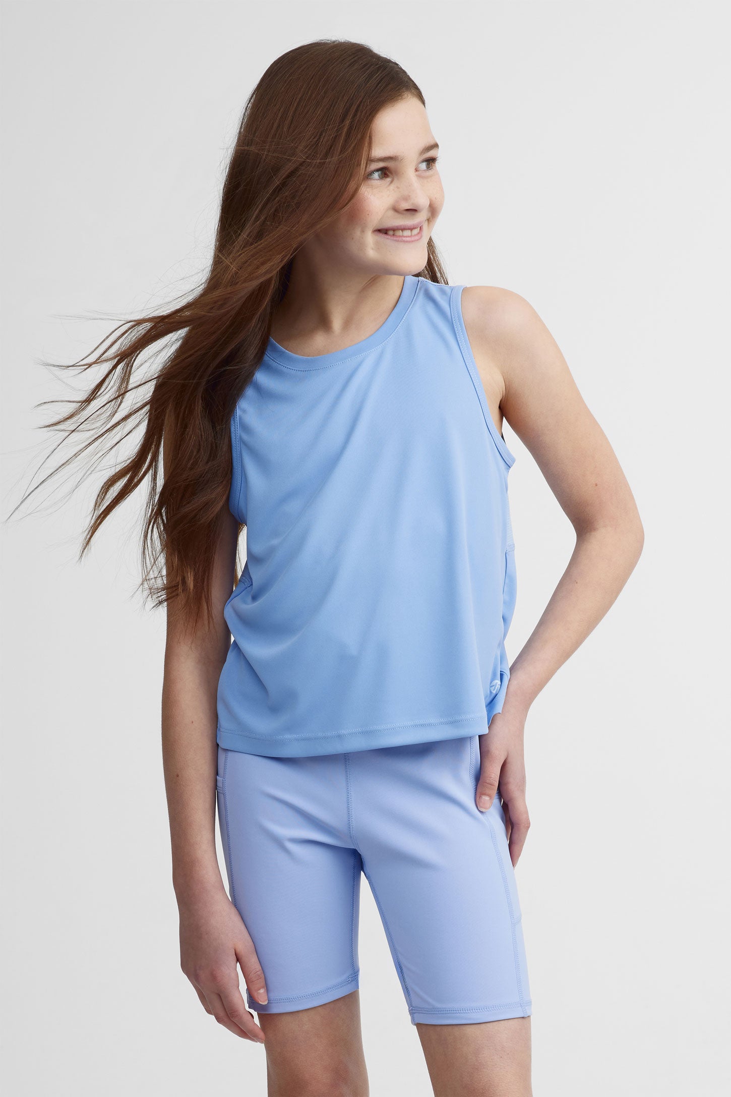 Camisole muscle - Ado fille && BLEU