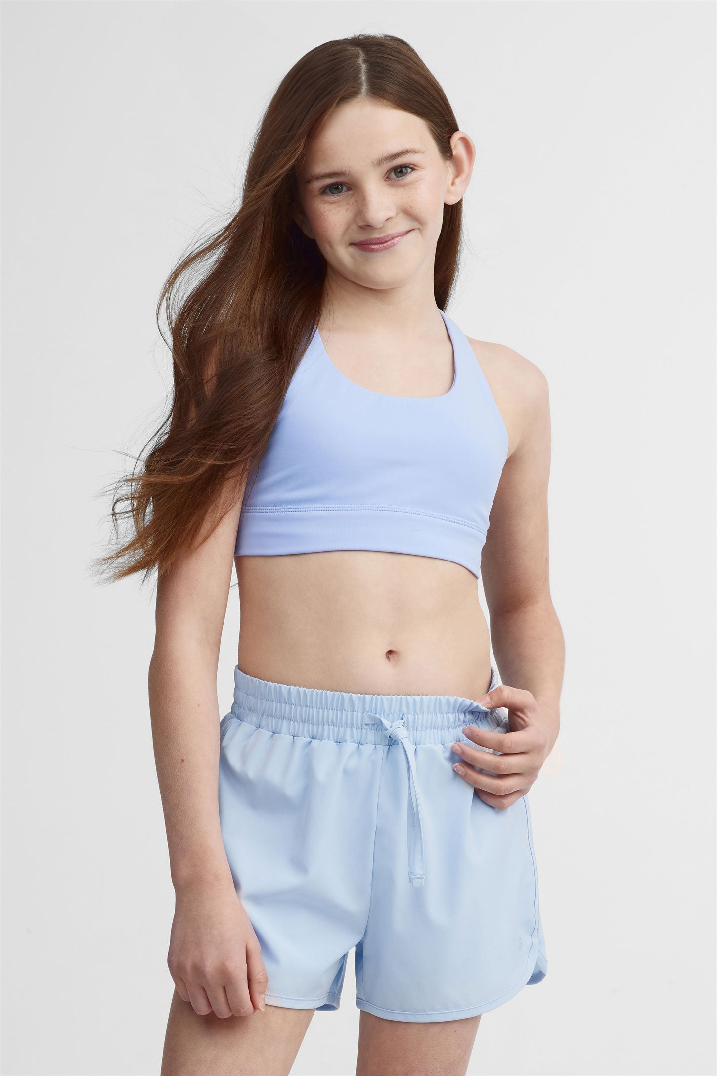 Soutien-gorge athlétique - Ado fille && BLEU