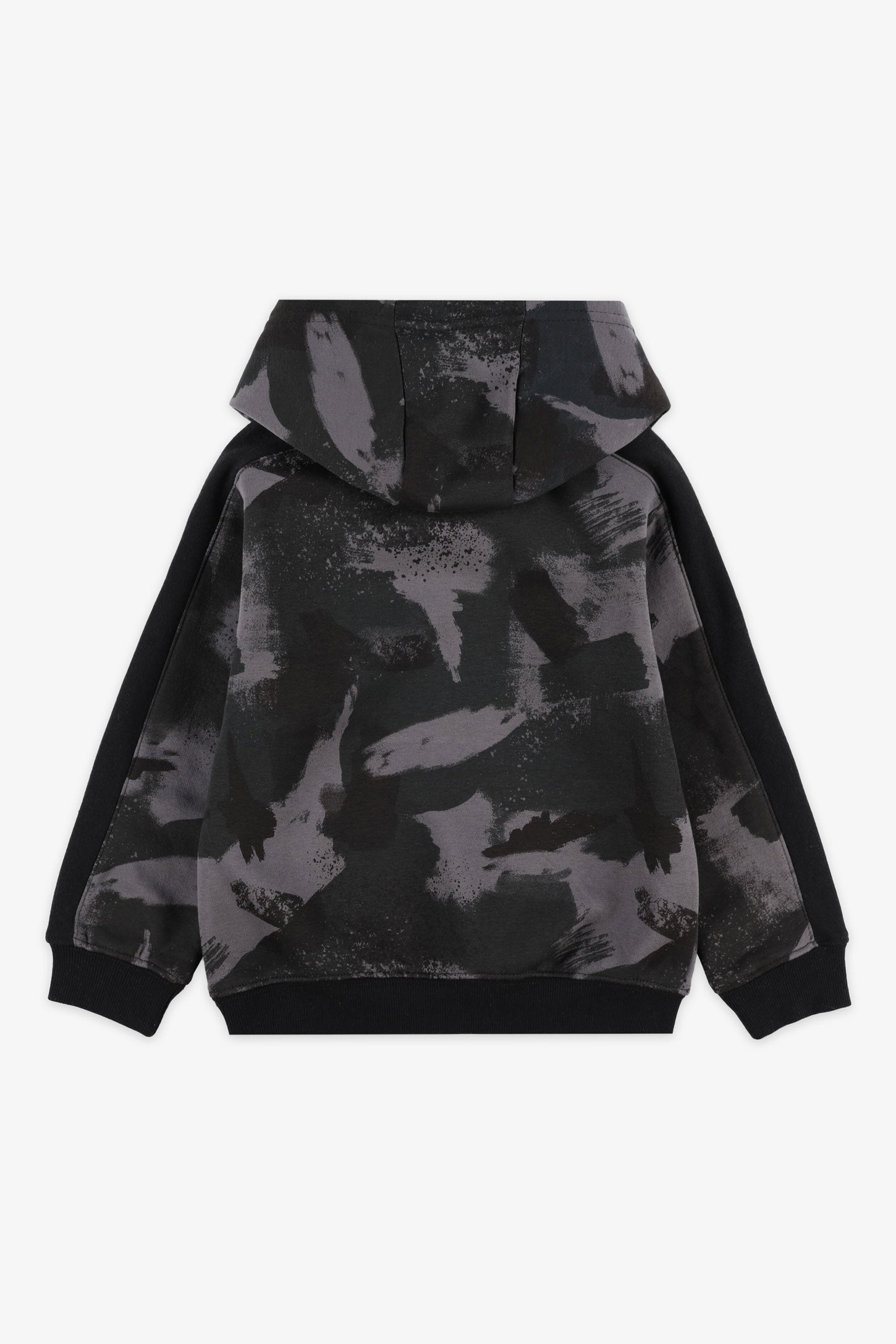 Chandail à capuchon athlétique - Enfant garçon && NOIR/MULTI