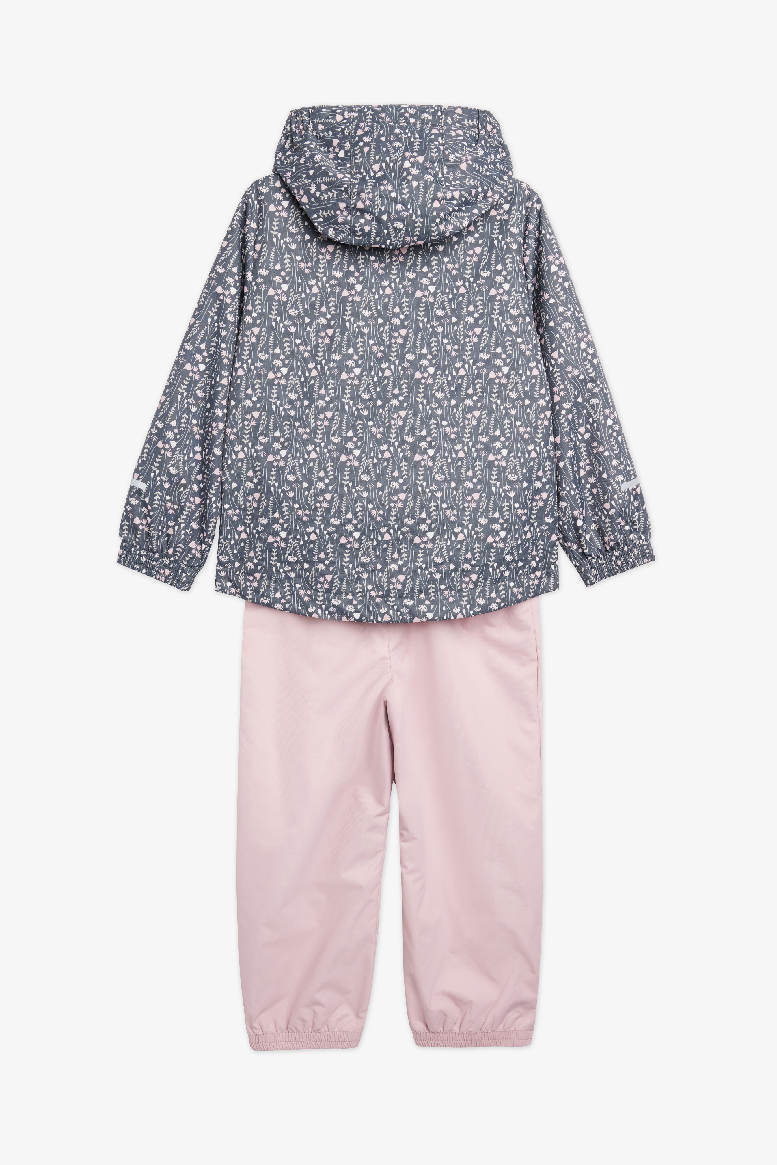 Ensemble de pluie 2-pièces - Enfant fille && NOIR