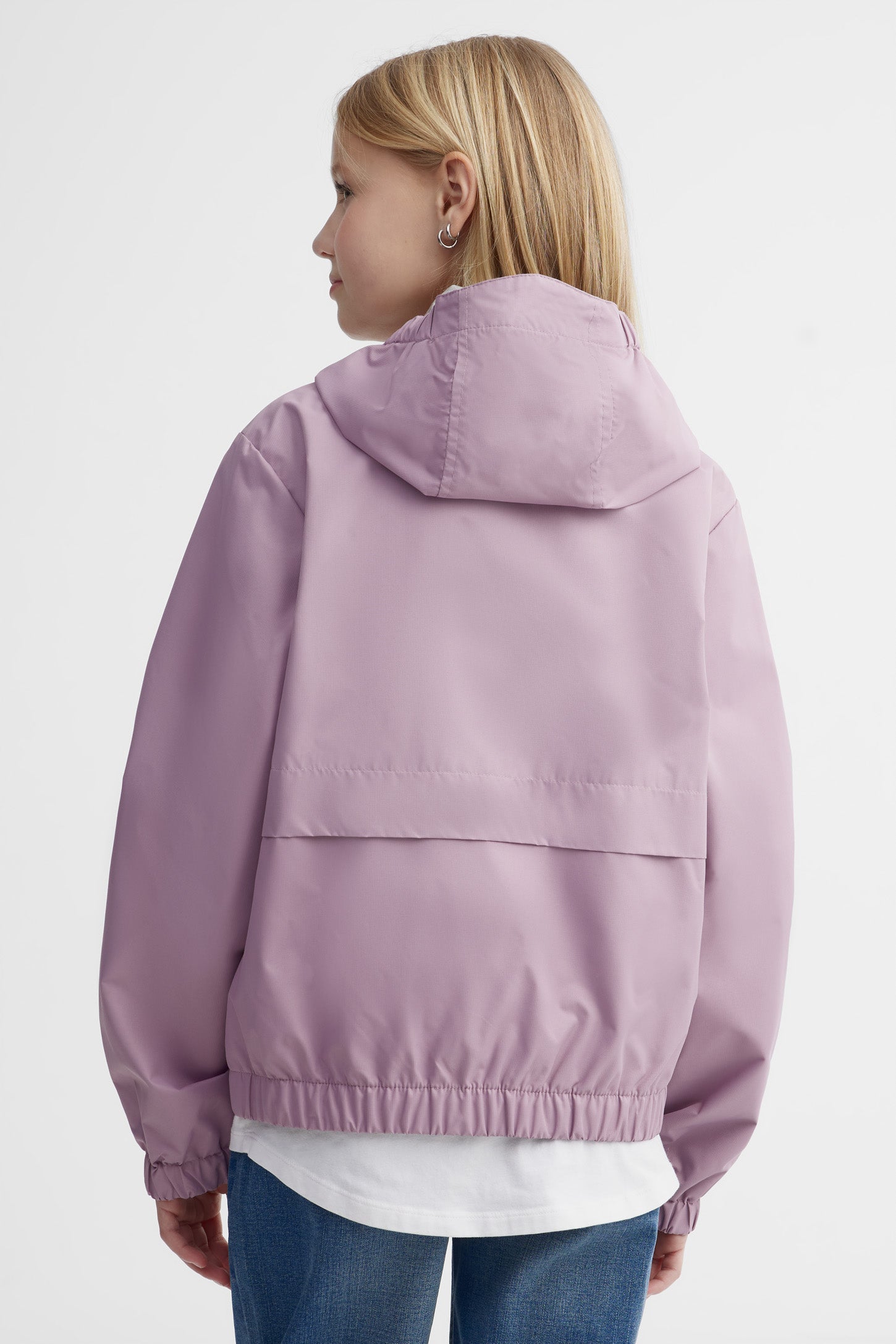 Manteau mi-saison doublé - Ado fille && MAUVE