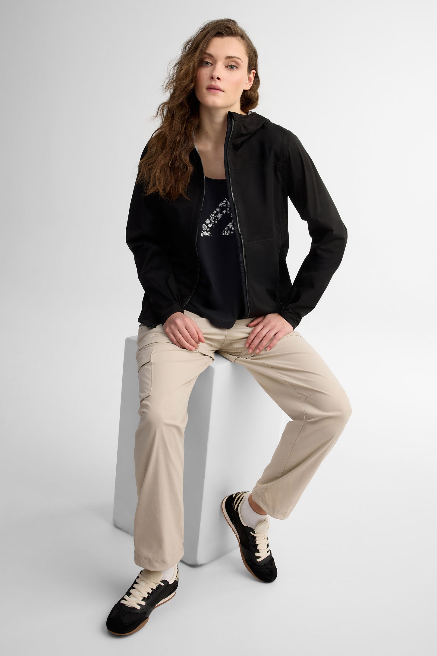 Manteau imperméable BM - Femme && NOIR