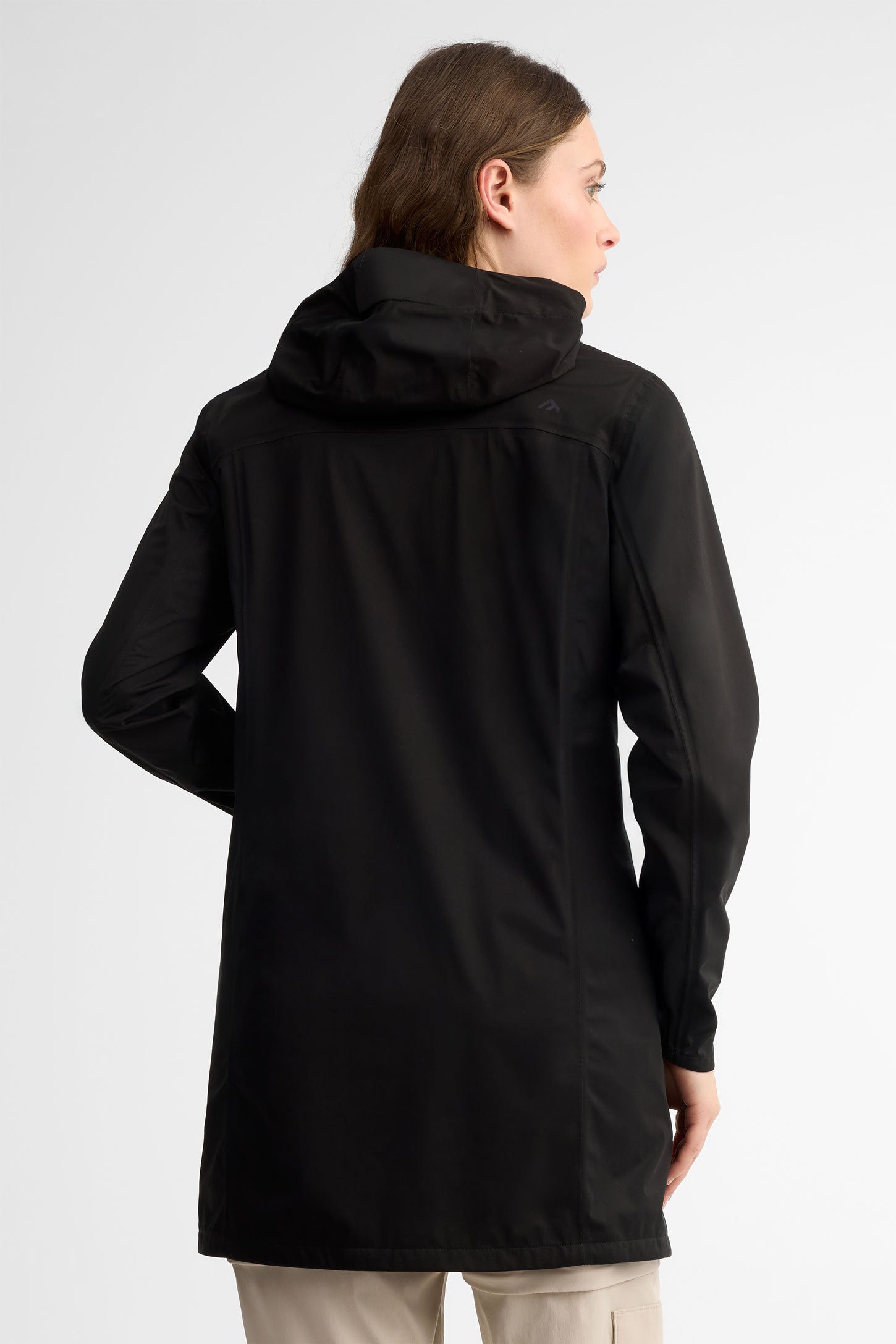 Manteau long imperméable BM - Femme && NOIR
